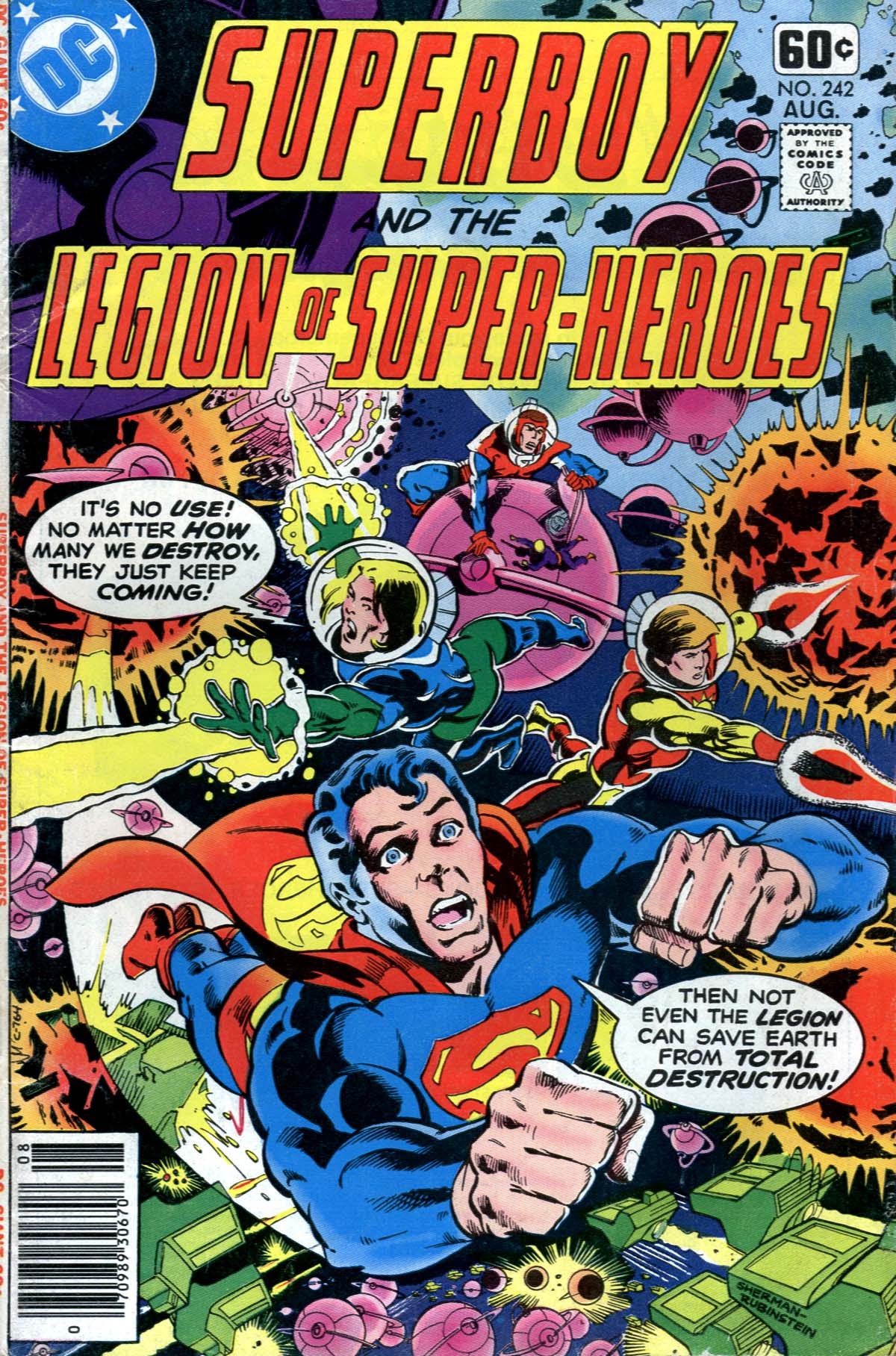 Read online Superboy and the Legion of Super-Heroes (1977) comic -  Issue #242 - 1