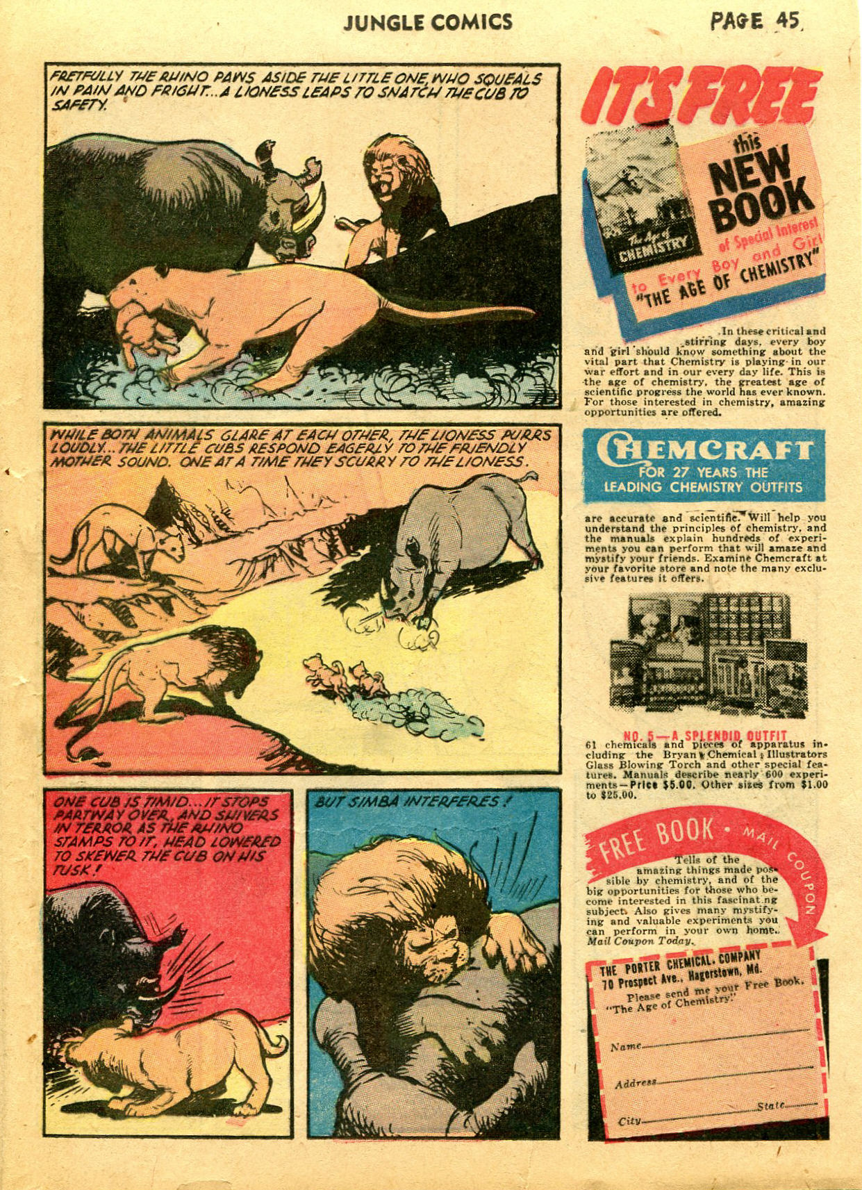Read online Jungle Comics comic -  Issue #39 - 47