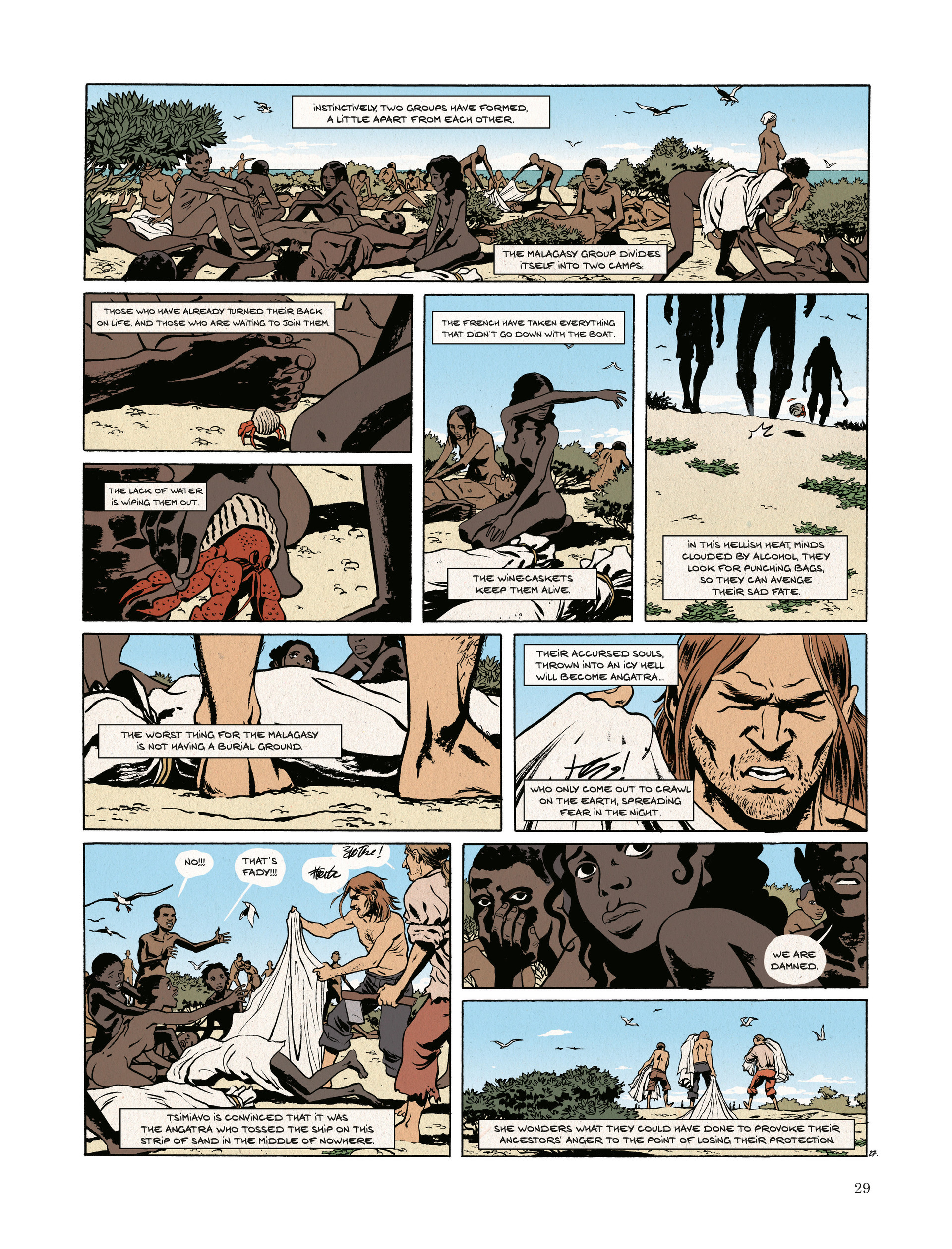 Read online The Forgotten Slaves of Tromelin comic -  Issue # TPB - 31