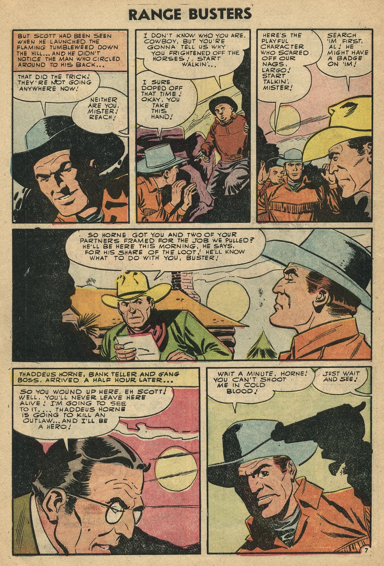 Read online Range Busters comic -  Issue #10 - 10