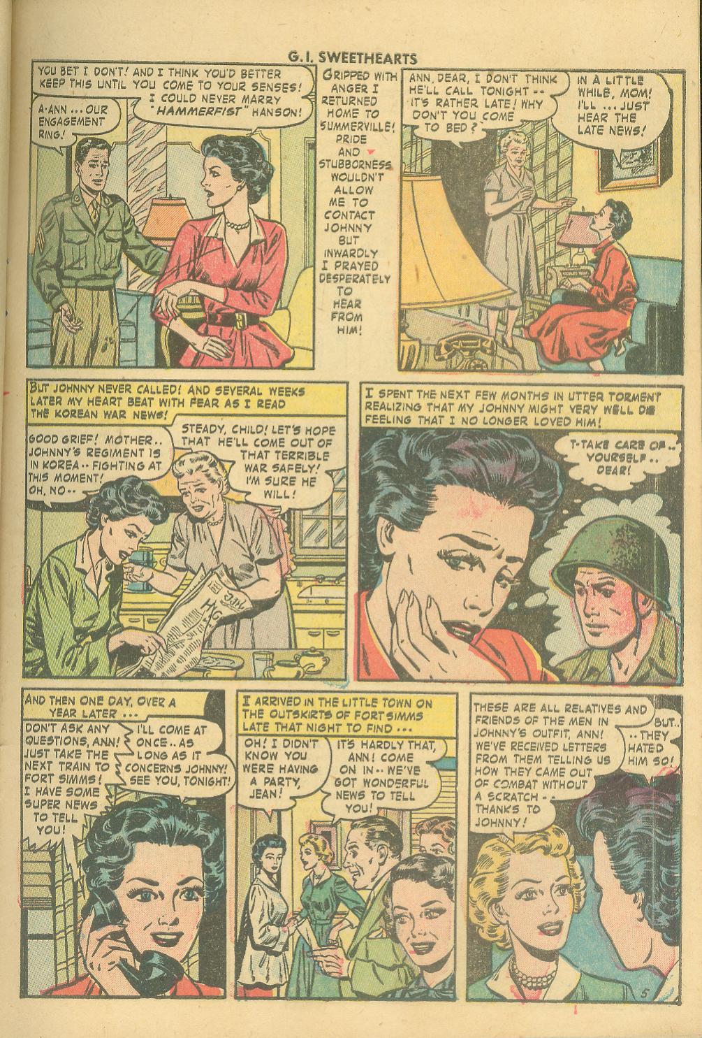 Read online G.I. Sweethearts comic -  Issue #34 - 7