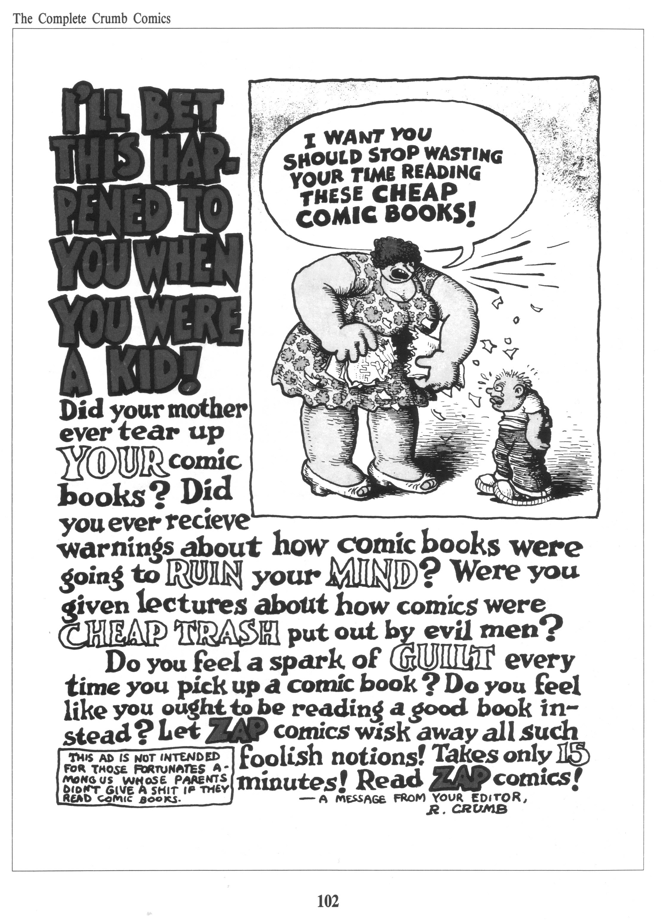 Read online The Complete Crumb Comics comic -  Issue # TPB 4 - 117