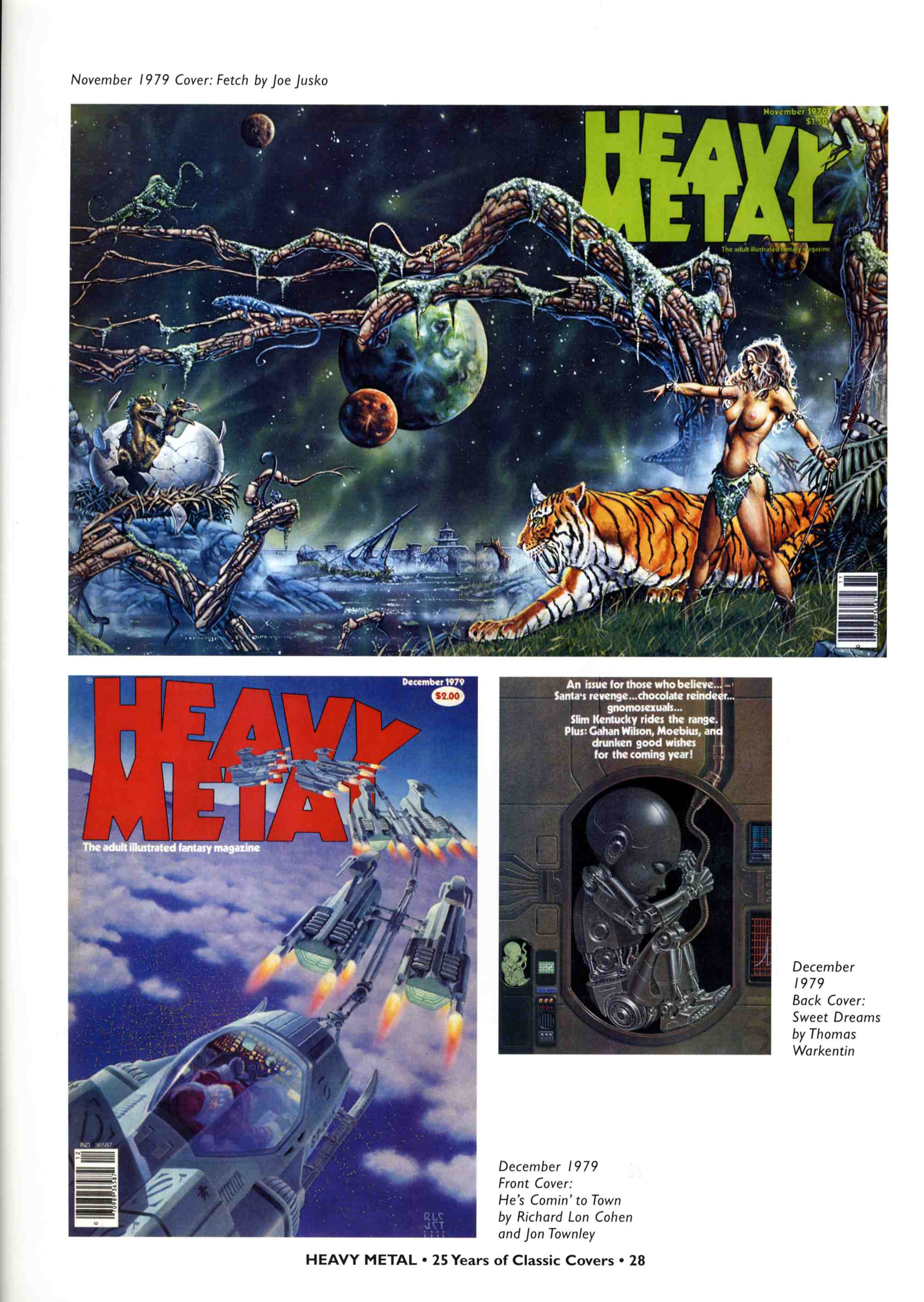 Read online Heavy Metal: 25 Years of Classic Covers comic -  Issue # TPB - 34