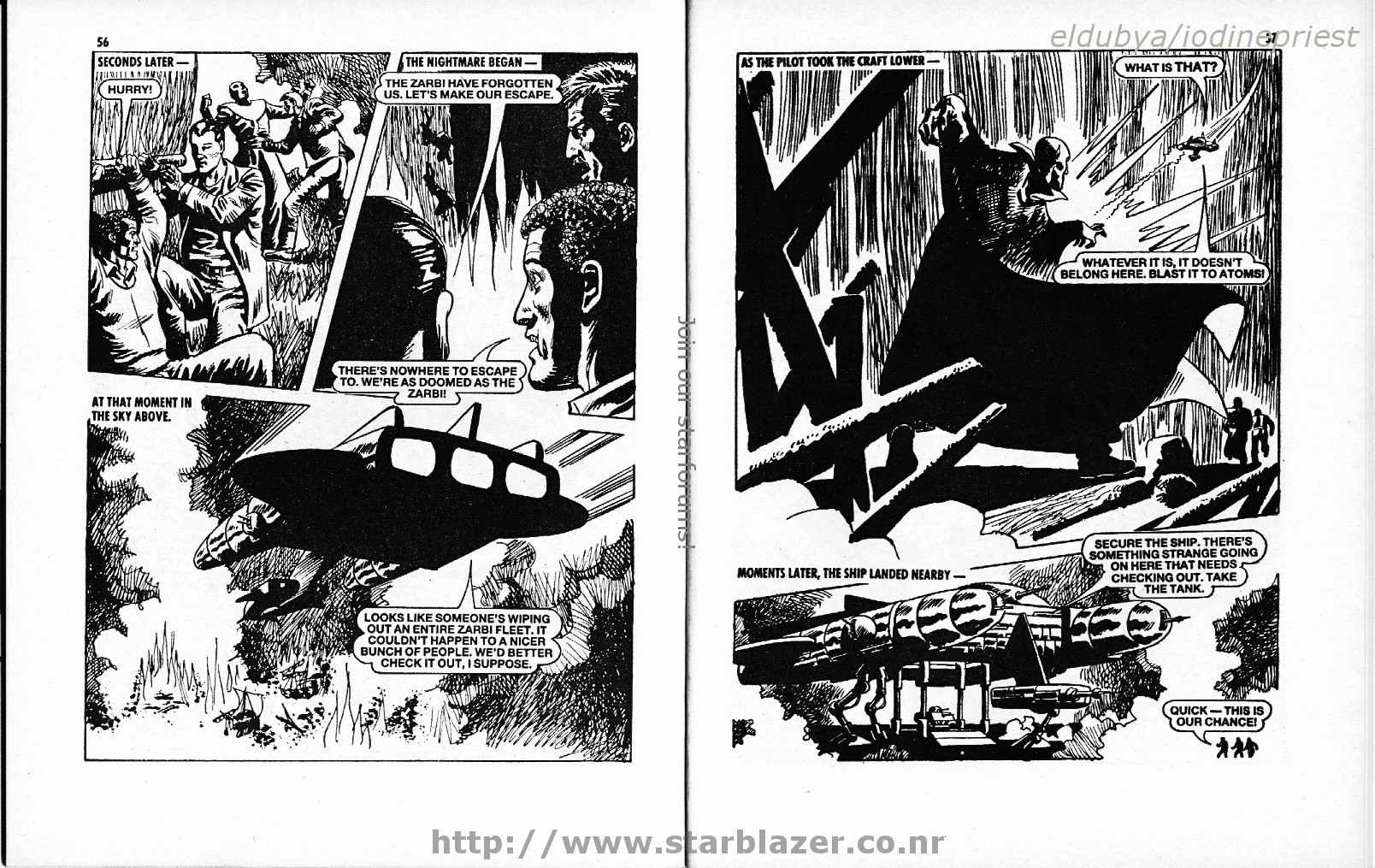 Read online Starblazer comic -  Issue #208 - 30