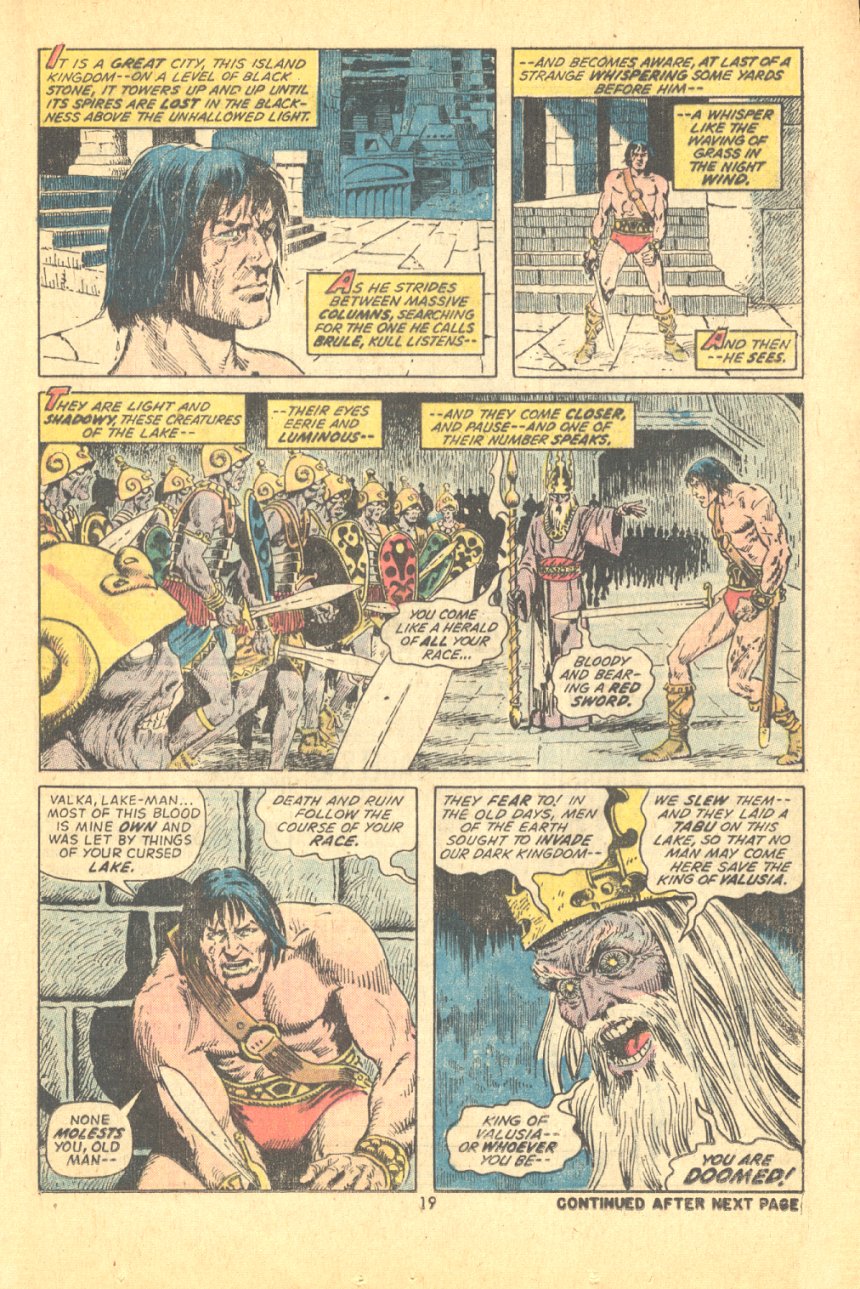 Read online Kull, the Conqueror (1971) comic -  Issue #7 - 15