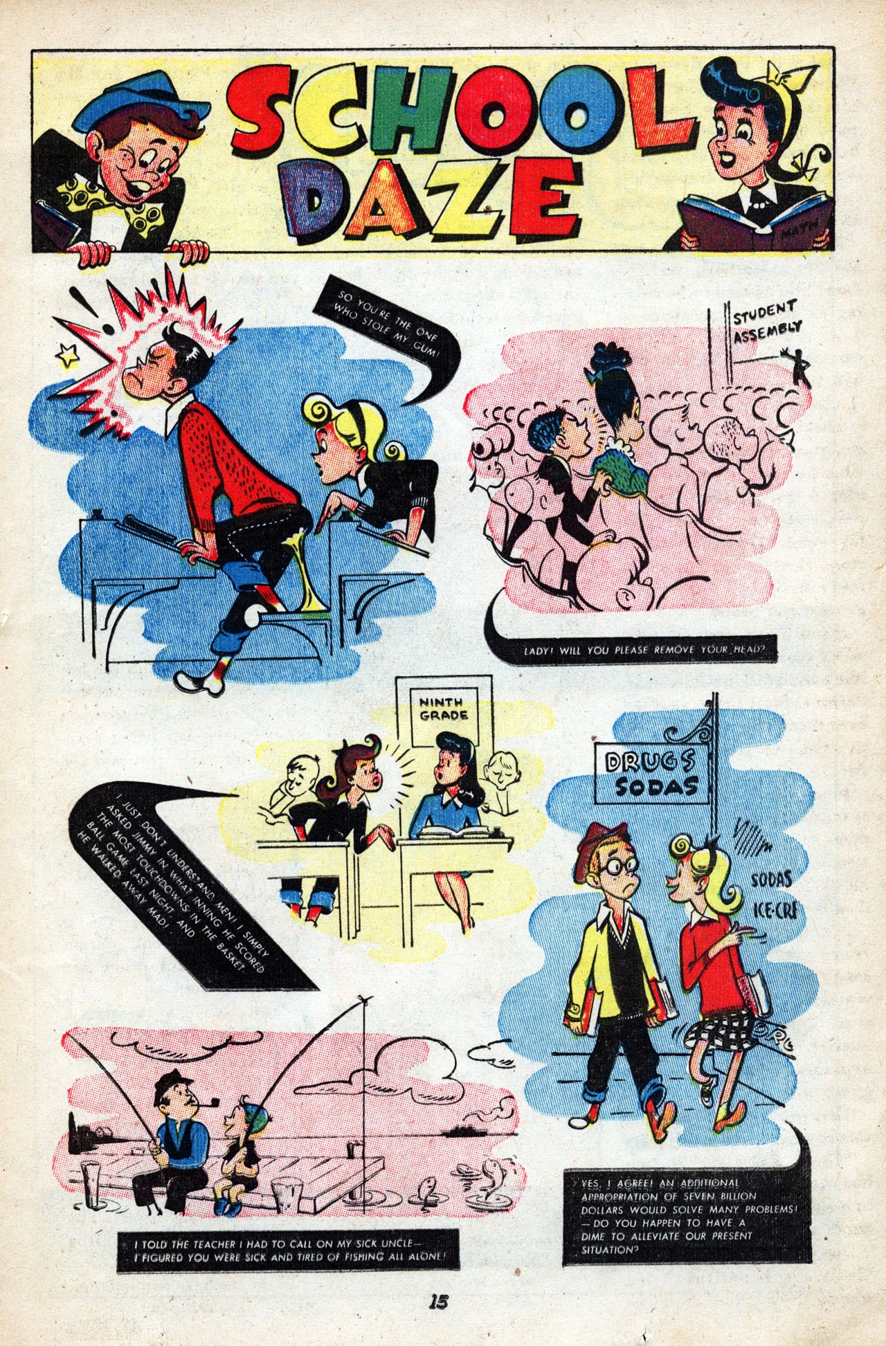 Read online Junior Miss (1947) comic -  Issue #24 - 16