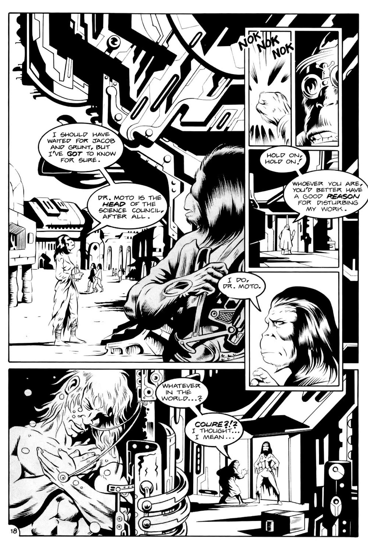 Read online Planet of the Apes (1990) comic -  Issue #10 - 24