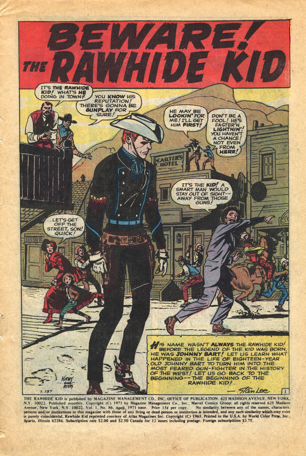 Read online The Rawhide Kid comic -  Issue #86 - 3