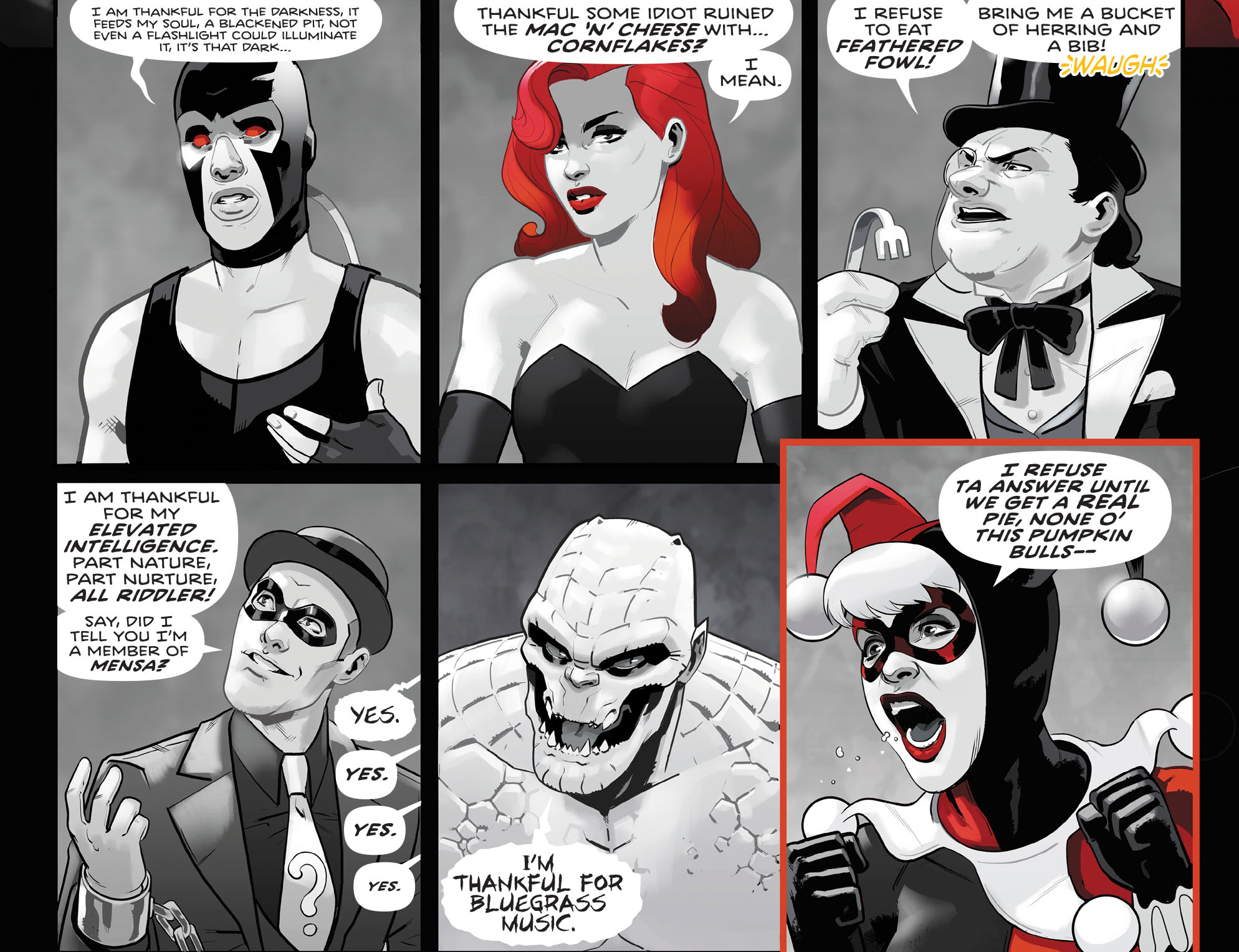 Read online Harley Quinn Black   White   Red comic -  Issue #15 - 4