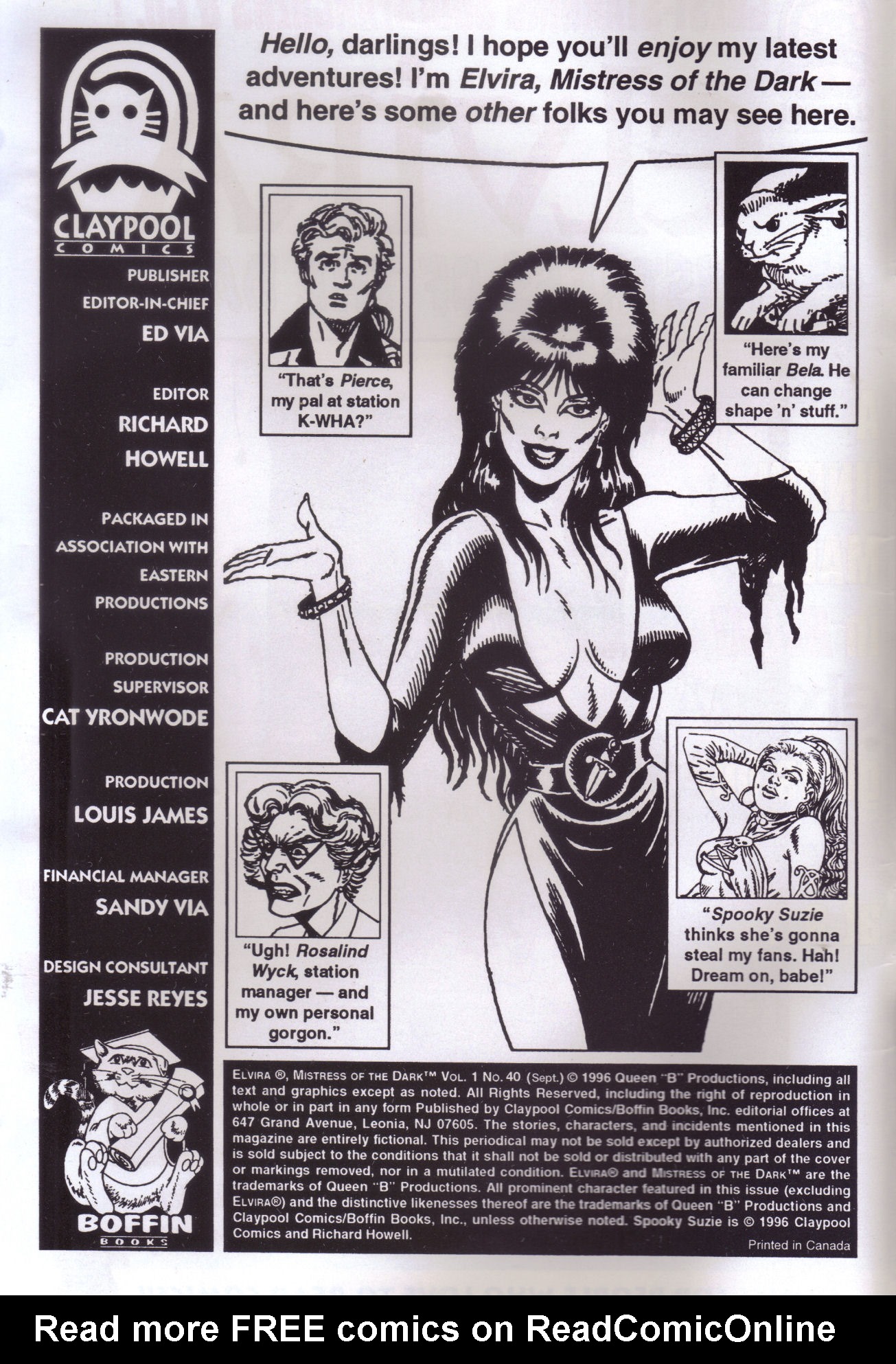 Read online Elvira, Mistress of the Dark comic -  Issue #40 - 2