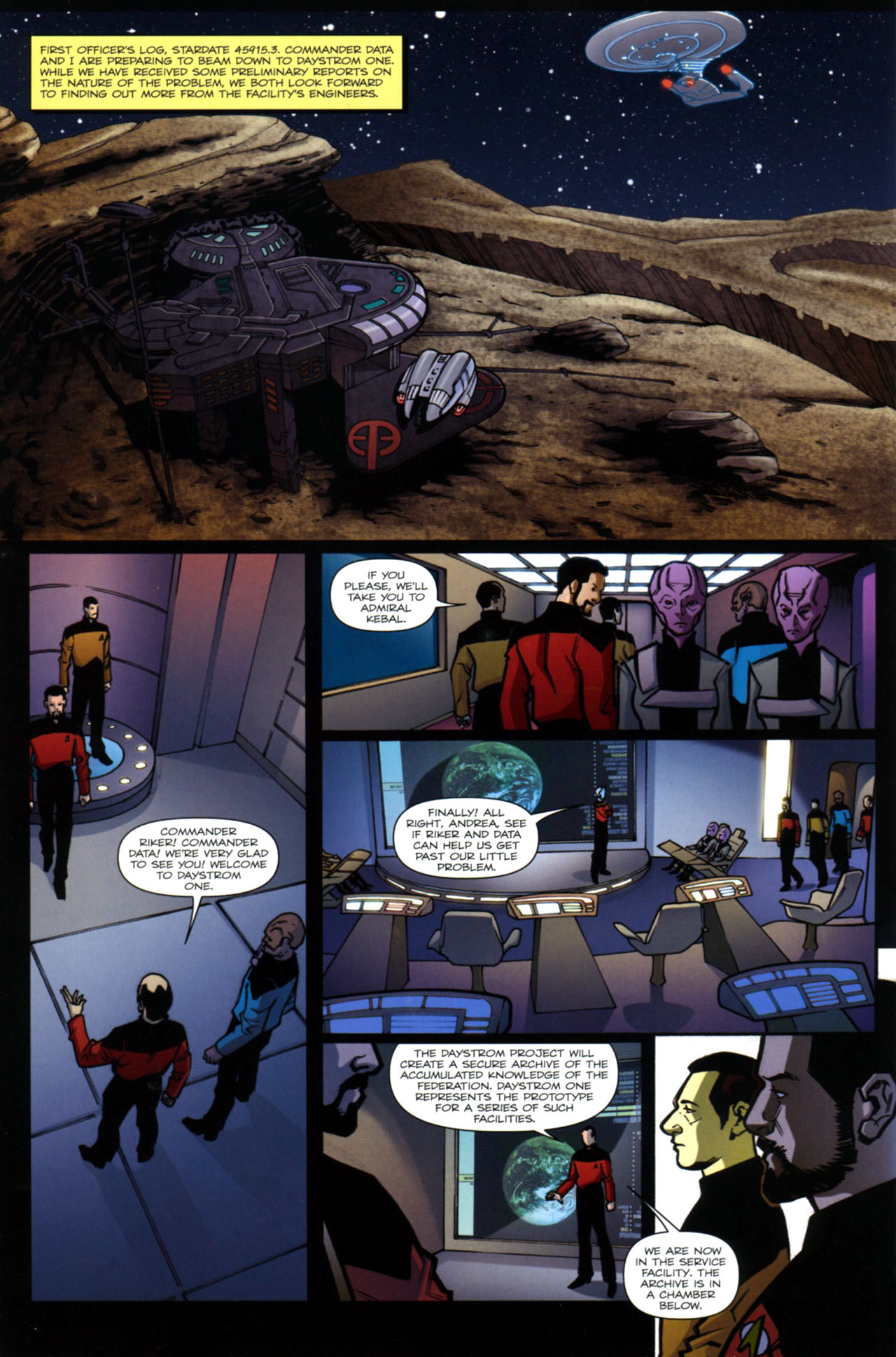 Read online Star Trek: The Next Generation: Intelligence Gathering comic -  Issue #1 - 7