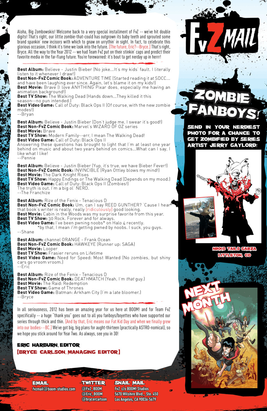 Read online Fanboys vs. Zombies comic -  Issue #10 - 27