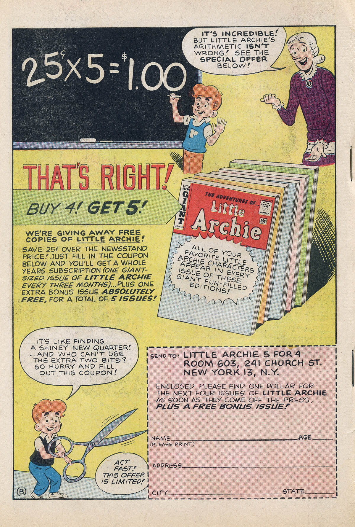 Read online The Adventures of Little Archie comic -  Issue #38 - 66