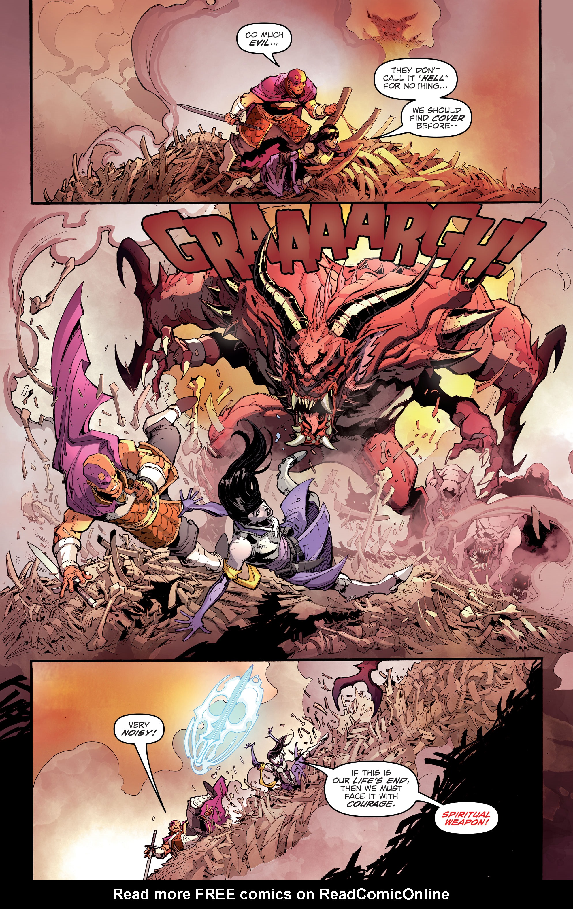 Read online Dungeons & Dragons: Infernal Tides comic -  Issue #4 - 9