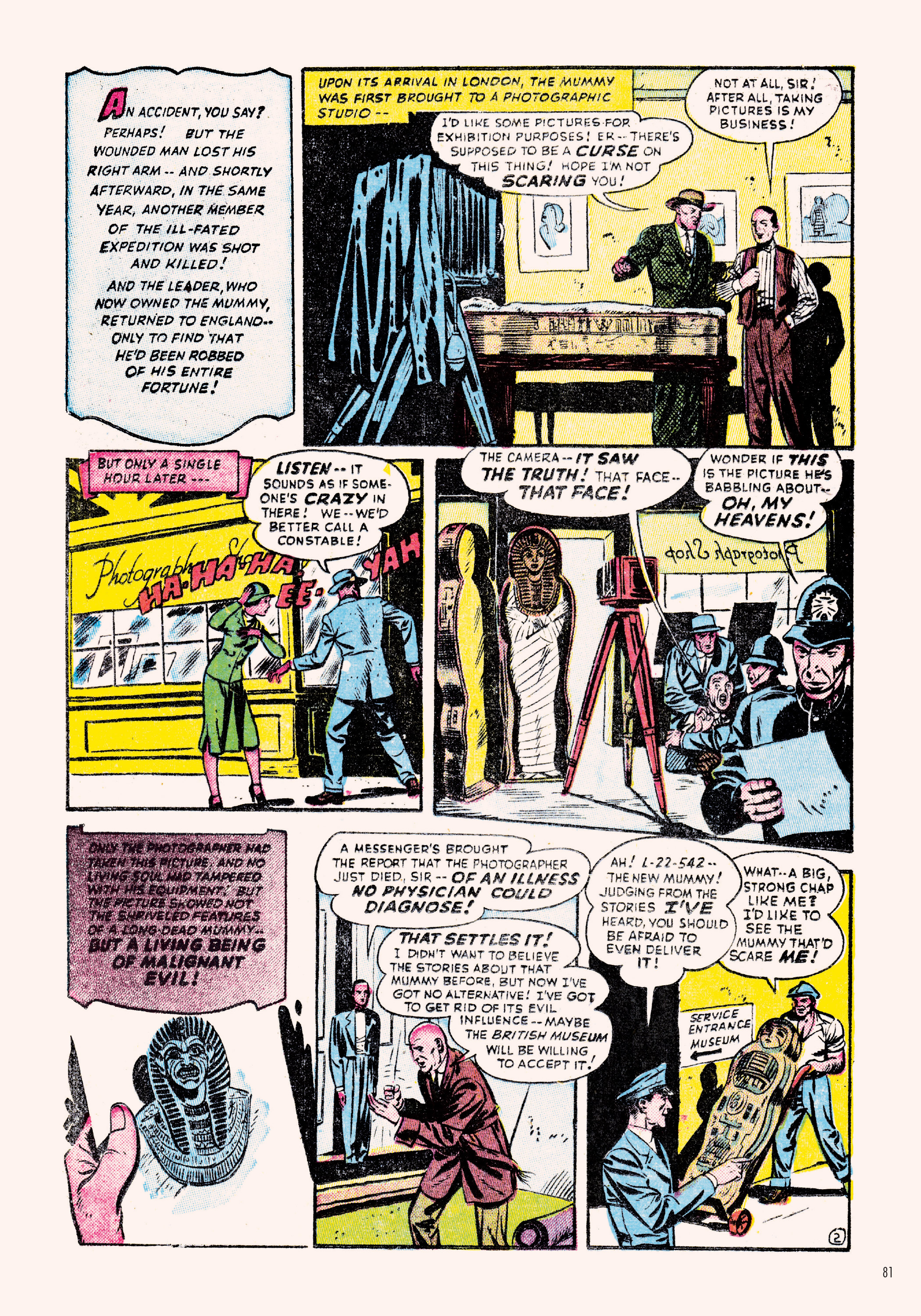 Read online Classic Monsters of Pre-Code Horror Comics: Mummies comic -  Issue # TPB - 81