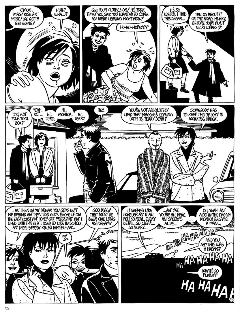 Read online Love and Rockets (1982) comic -  Issue #50 - 54