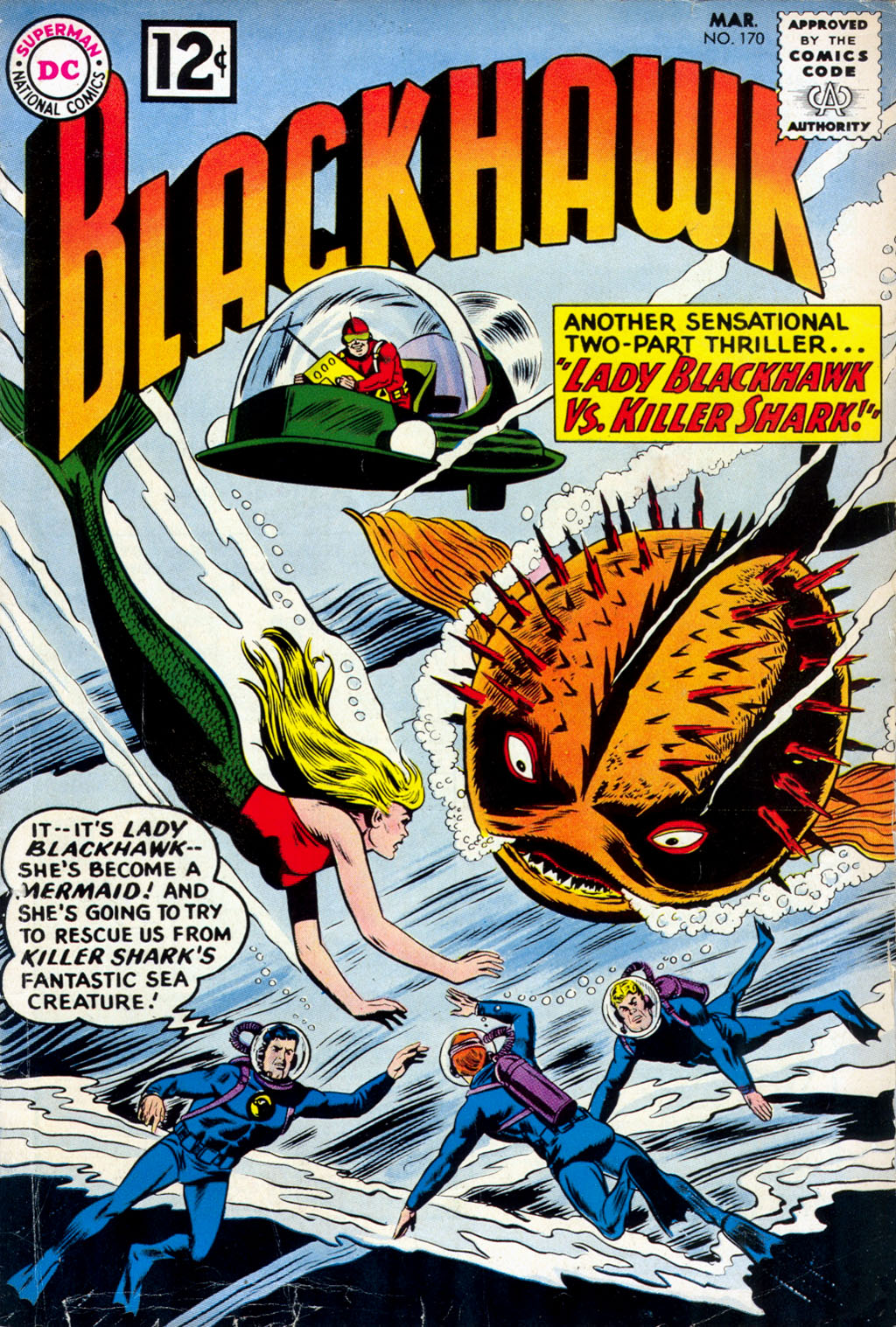 Read online Blackhawk (1957) comic -  Issue #170 - 1