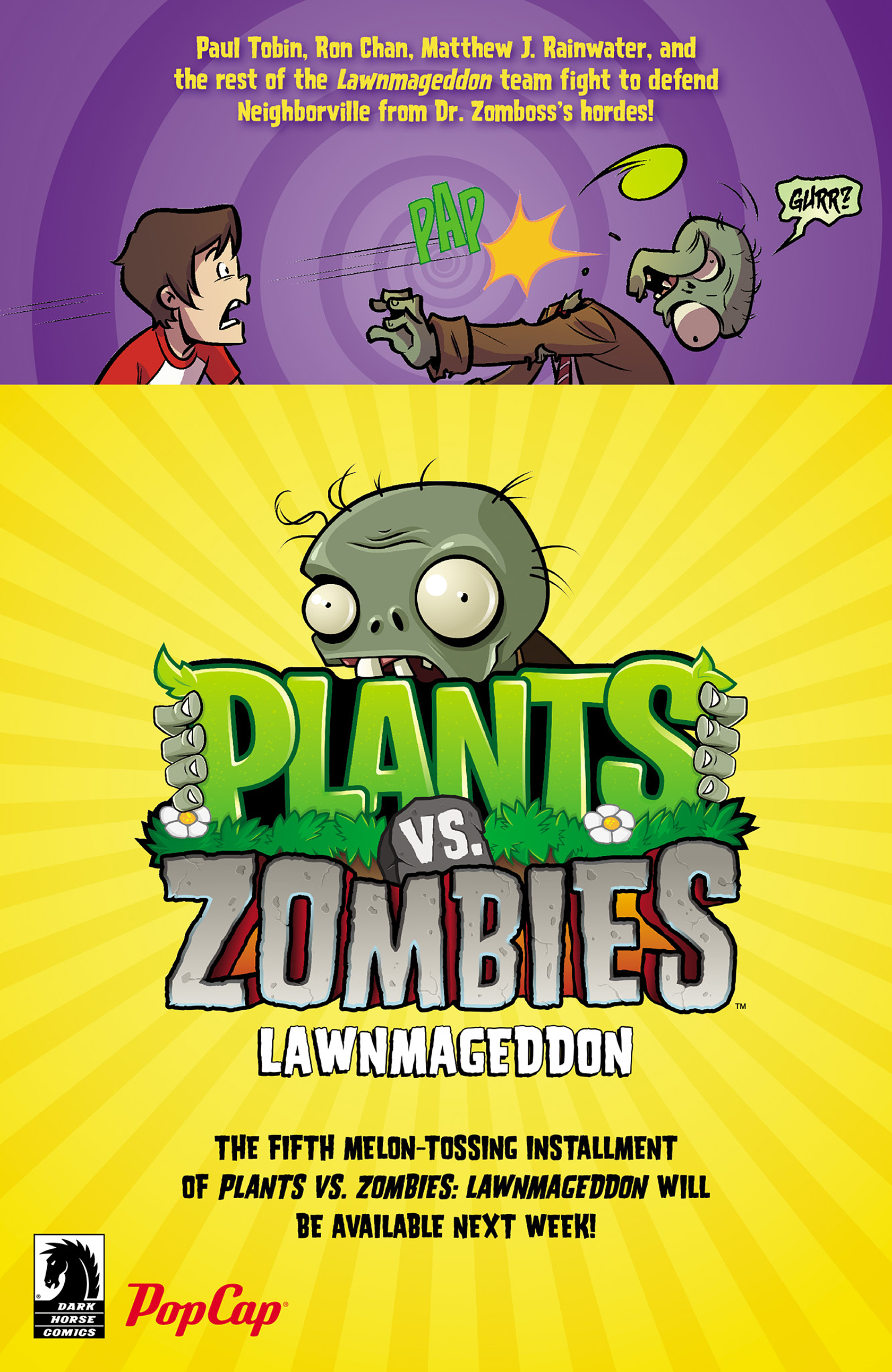 Read online Plants vs. Zombies: Lawnmageddon comic -  Issue #4 - 15