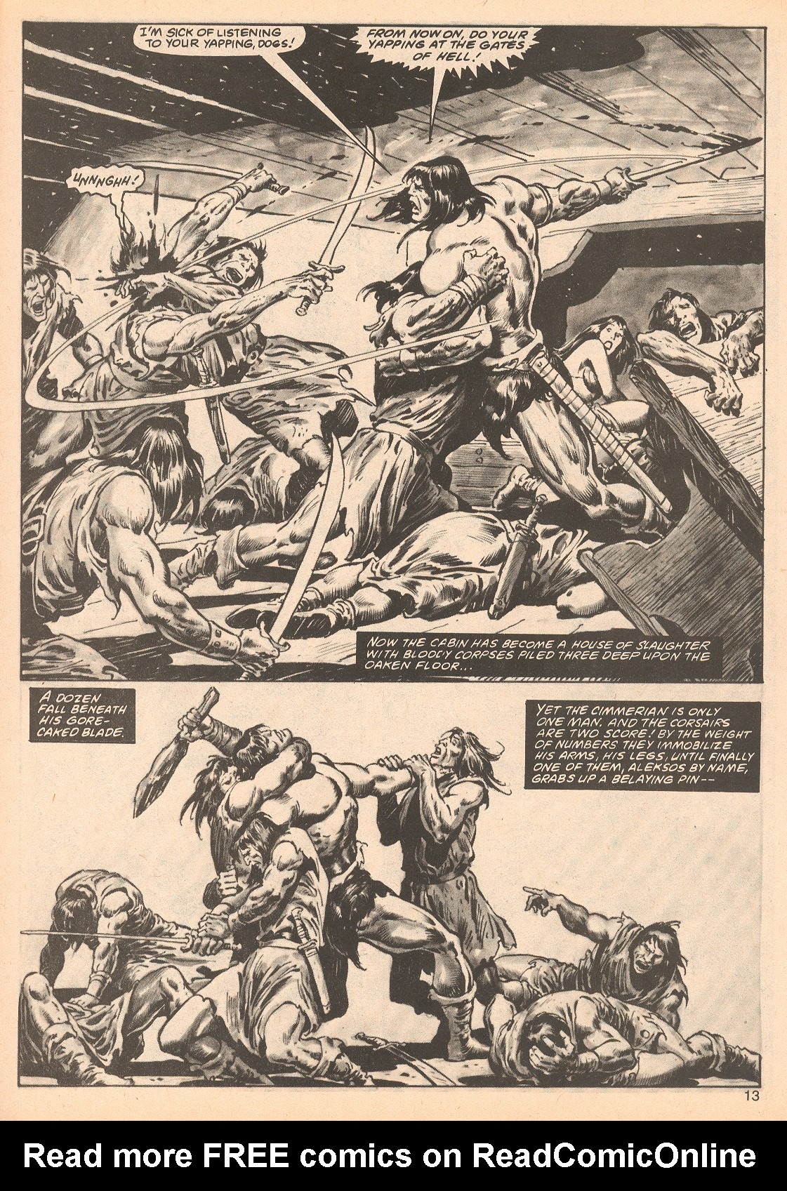 Read online The Savage Sword Of Conan comic -  Issue #62 - 13