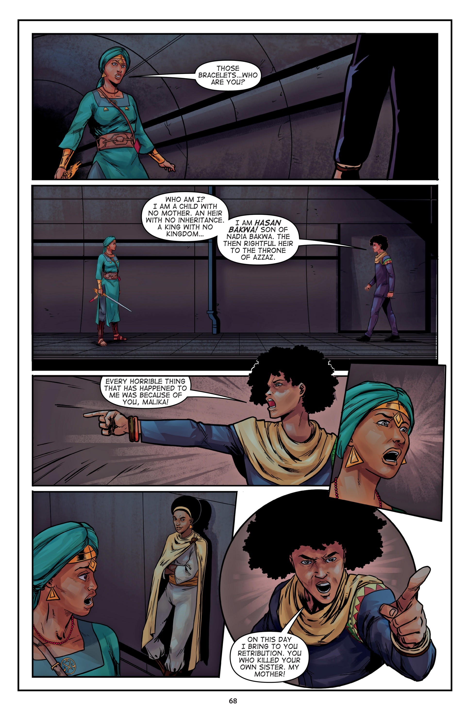 Read online Malika: Warrior Queen comic -  Issue # TPB 2 (Part 1) - 70