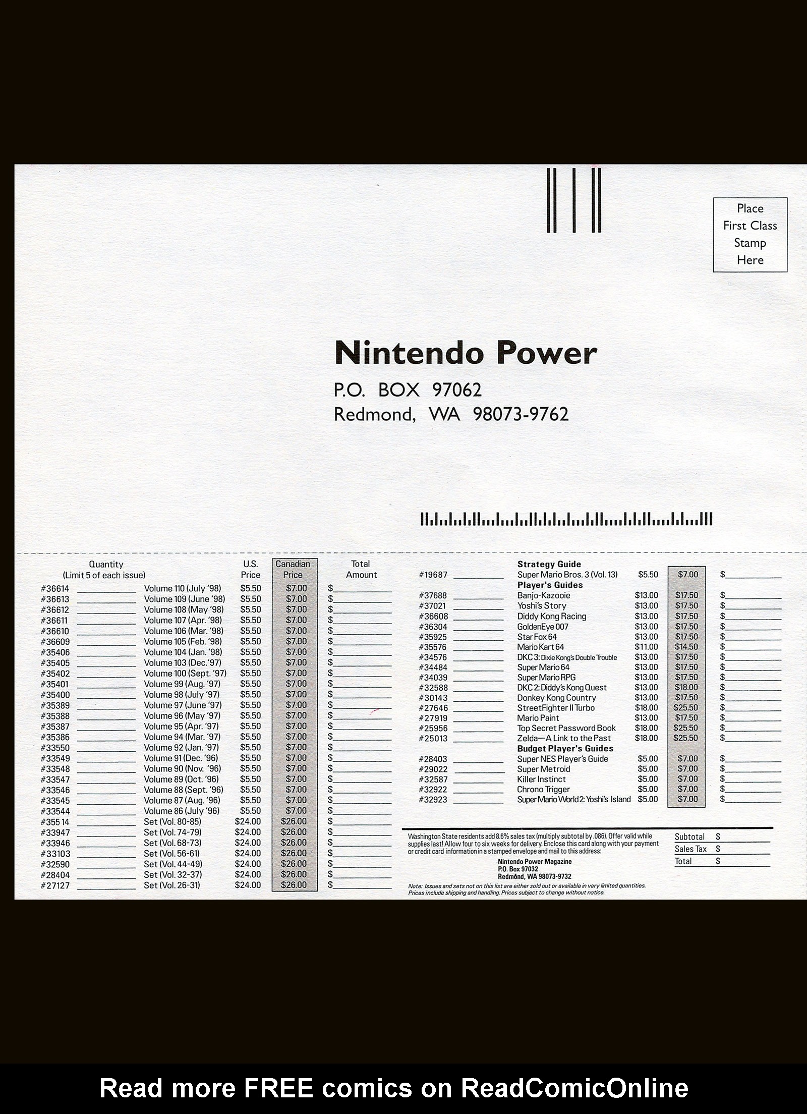 Read online Nintendo Power comic -  Issue #111 - 92