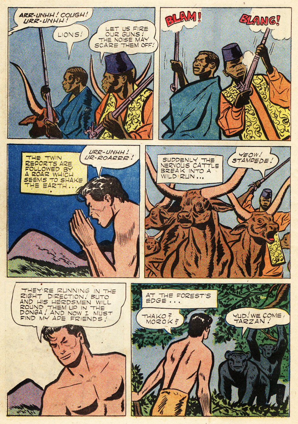 Read online Tarzan (1948) comic -  Issue #71 - 22