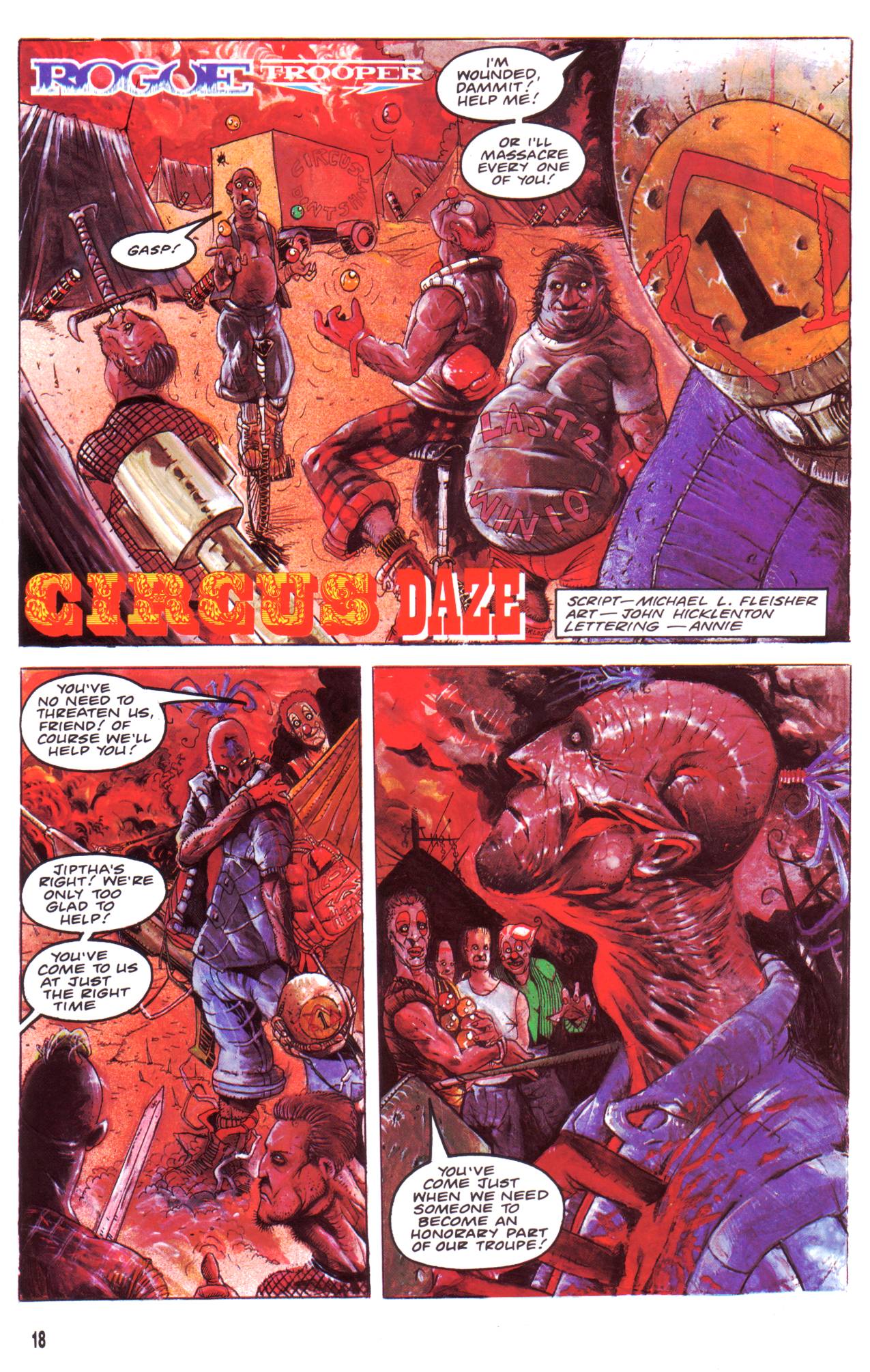 Read online Rogue Trooper:  The Final Warrior comic -  Issue #6 - 19