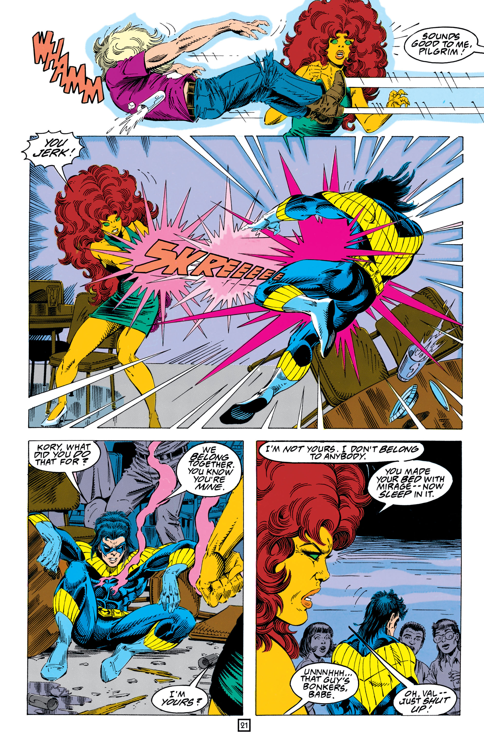 Read online The New Titans (1988) comic -  Issue #99 - 21