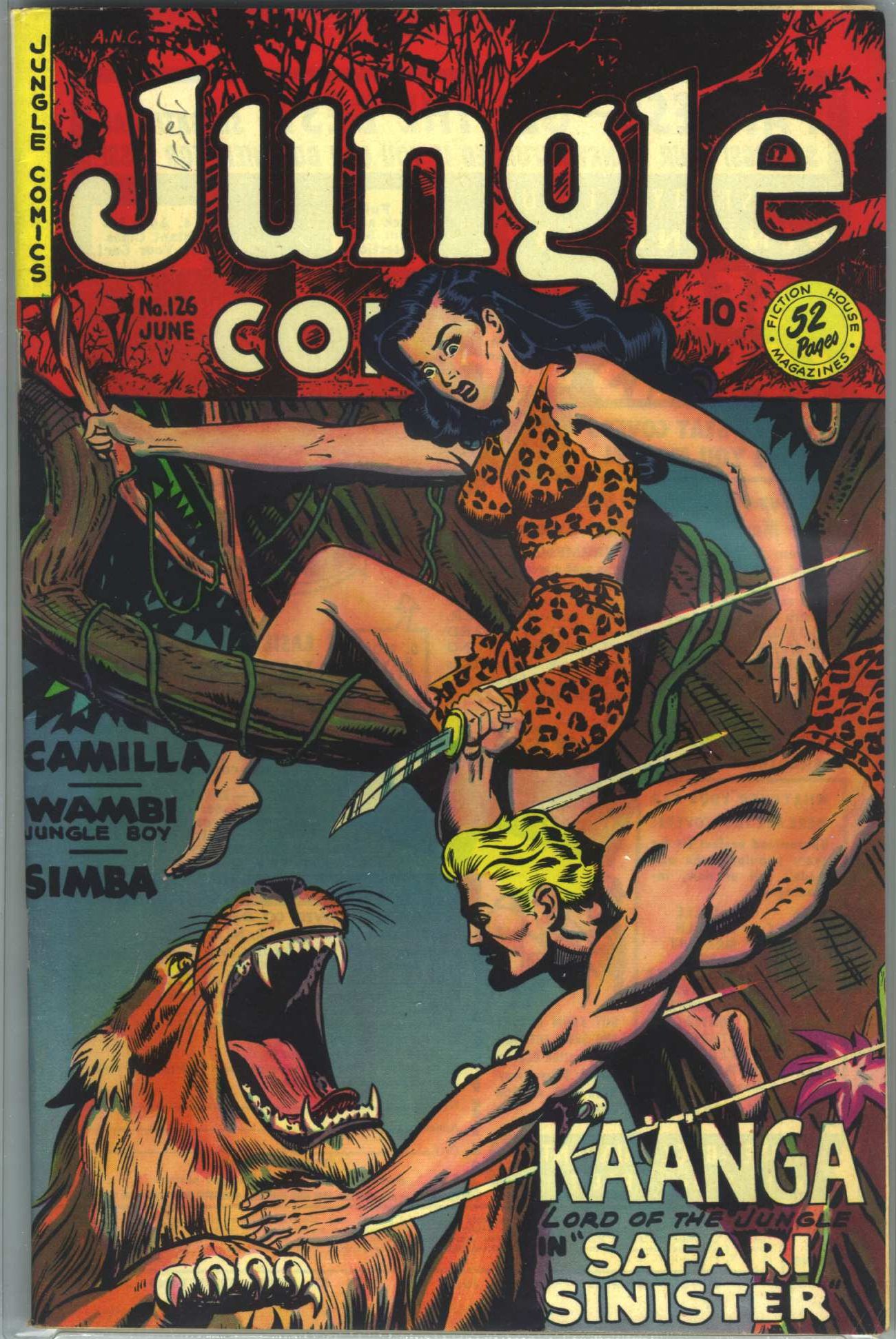 Read online Jungle Comics comic -  Issue #126 - 1