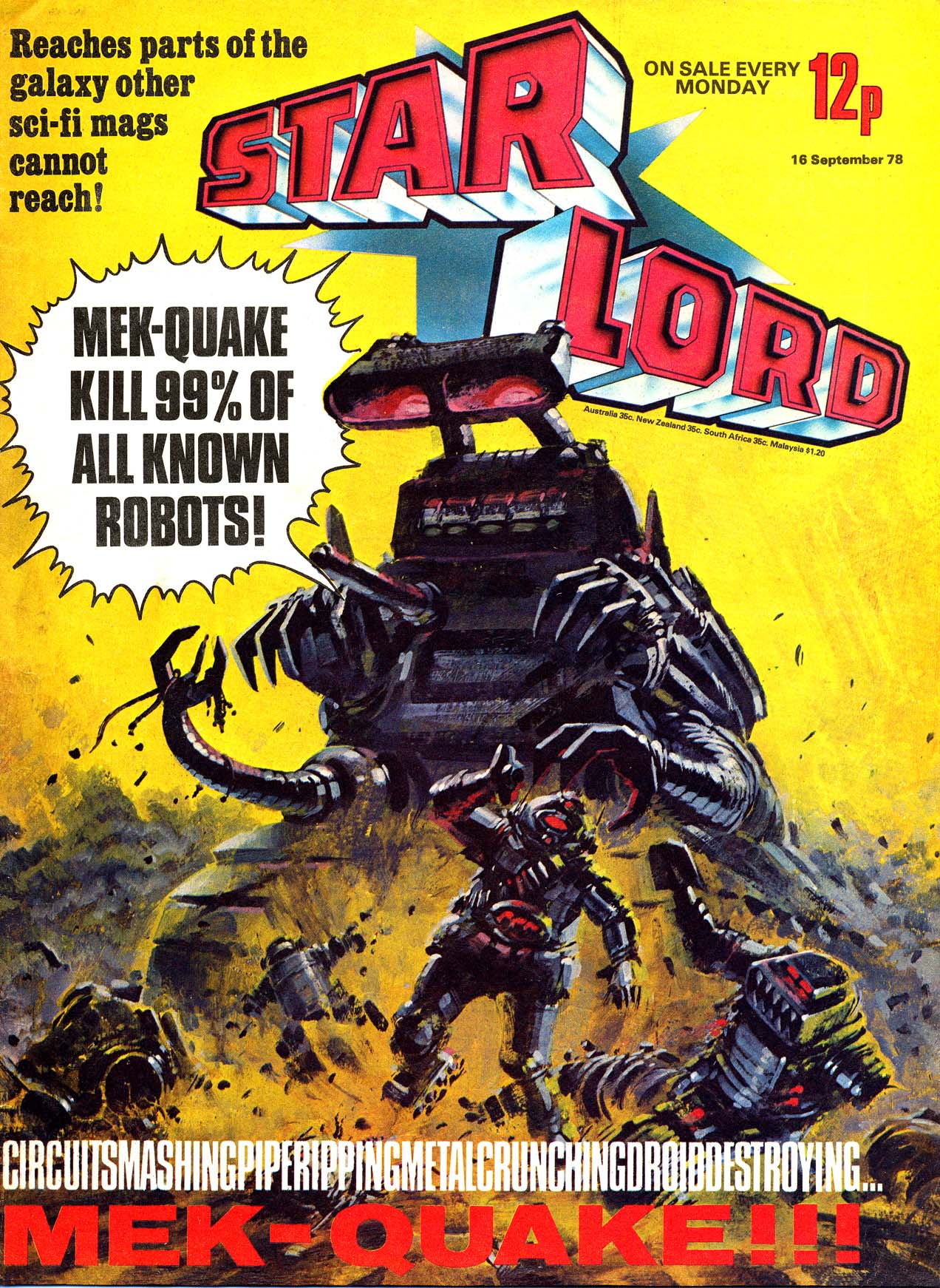 Read online Starlord comic -  Issue #19 - 1