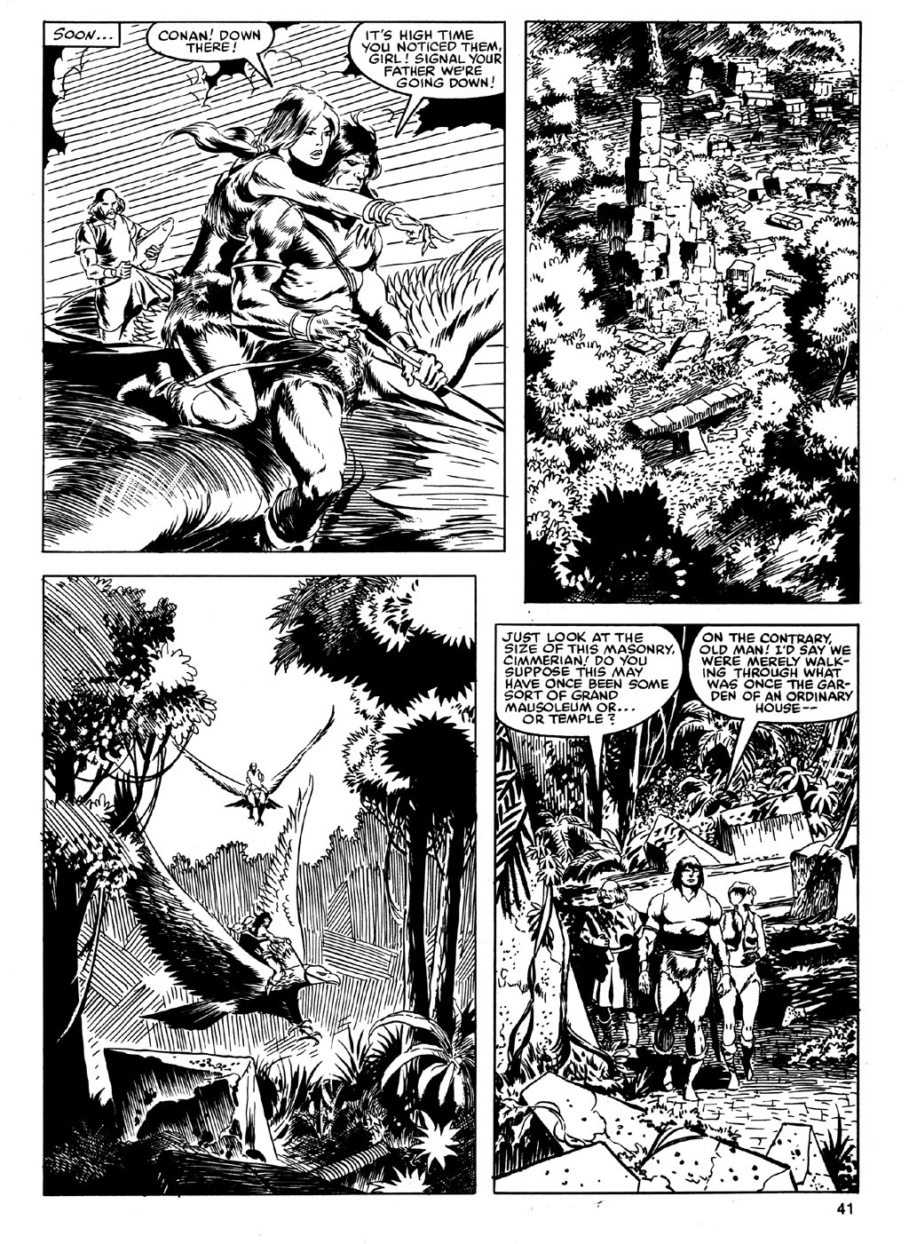 Read online The Savage Sword Of Conan comic -  Issue #92 - 40