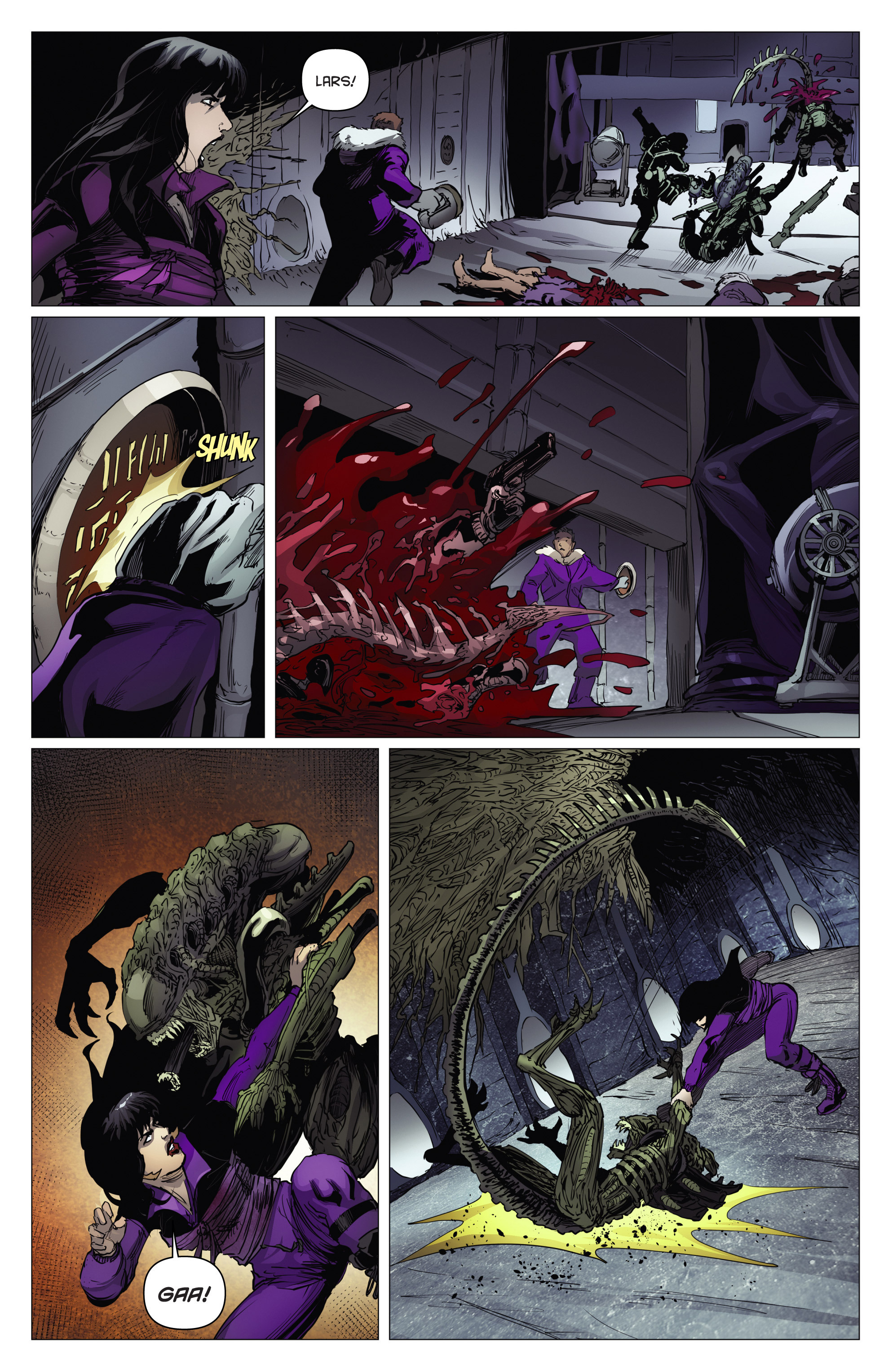Read online Aliens/Vampirella comic -  Issue #2 - 20