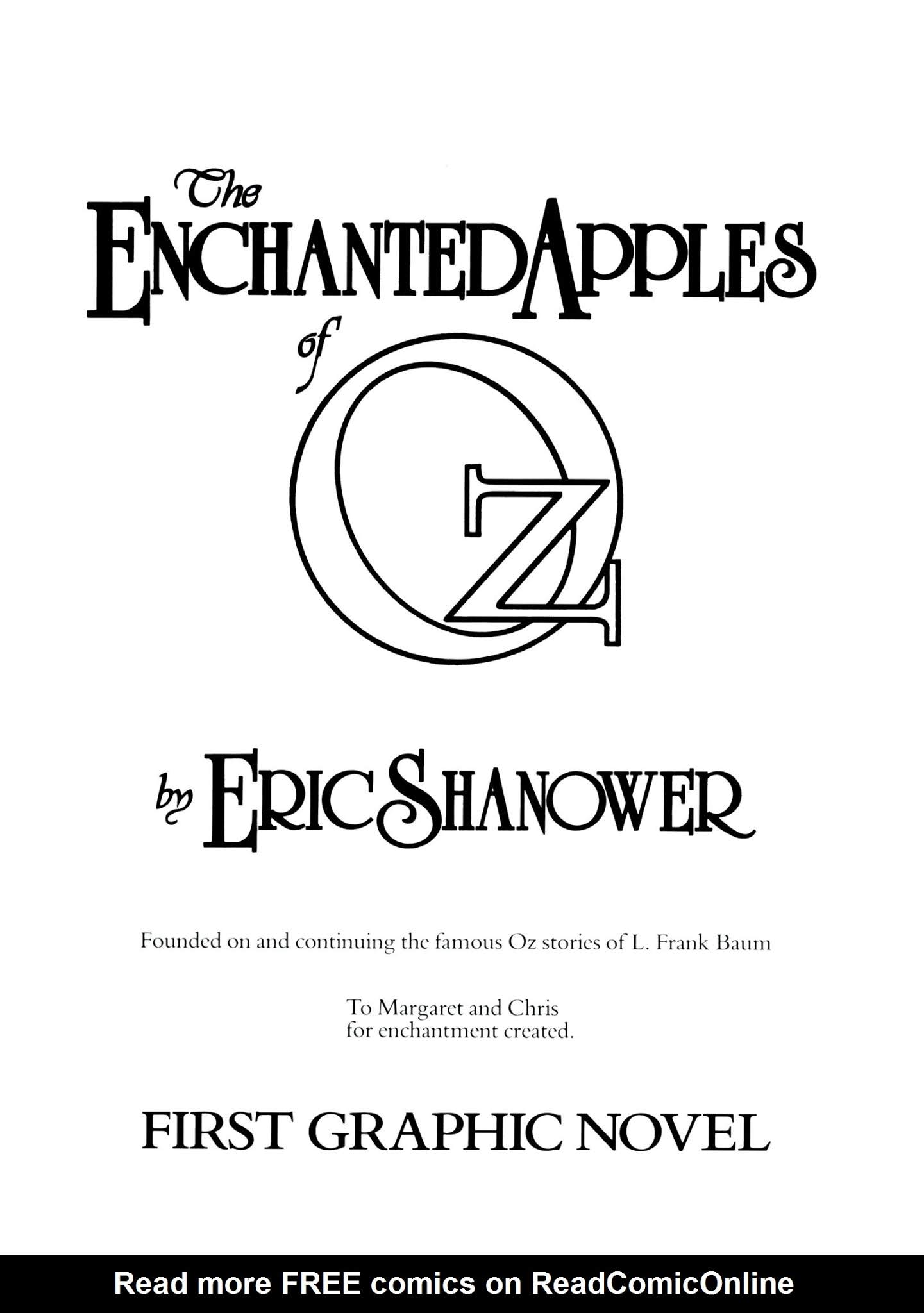Read online The Enchanted Apples of Oz comic -  Issue # Full - 2