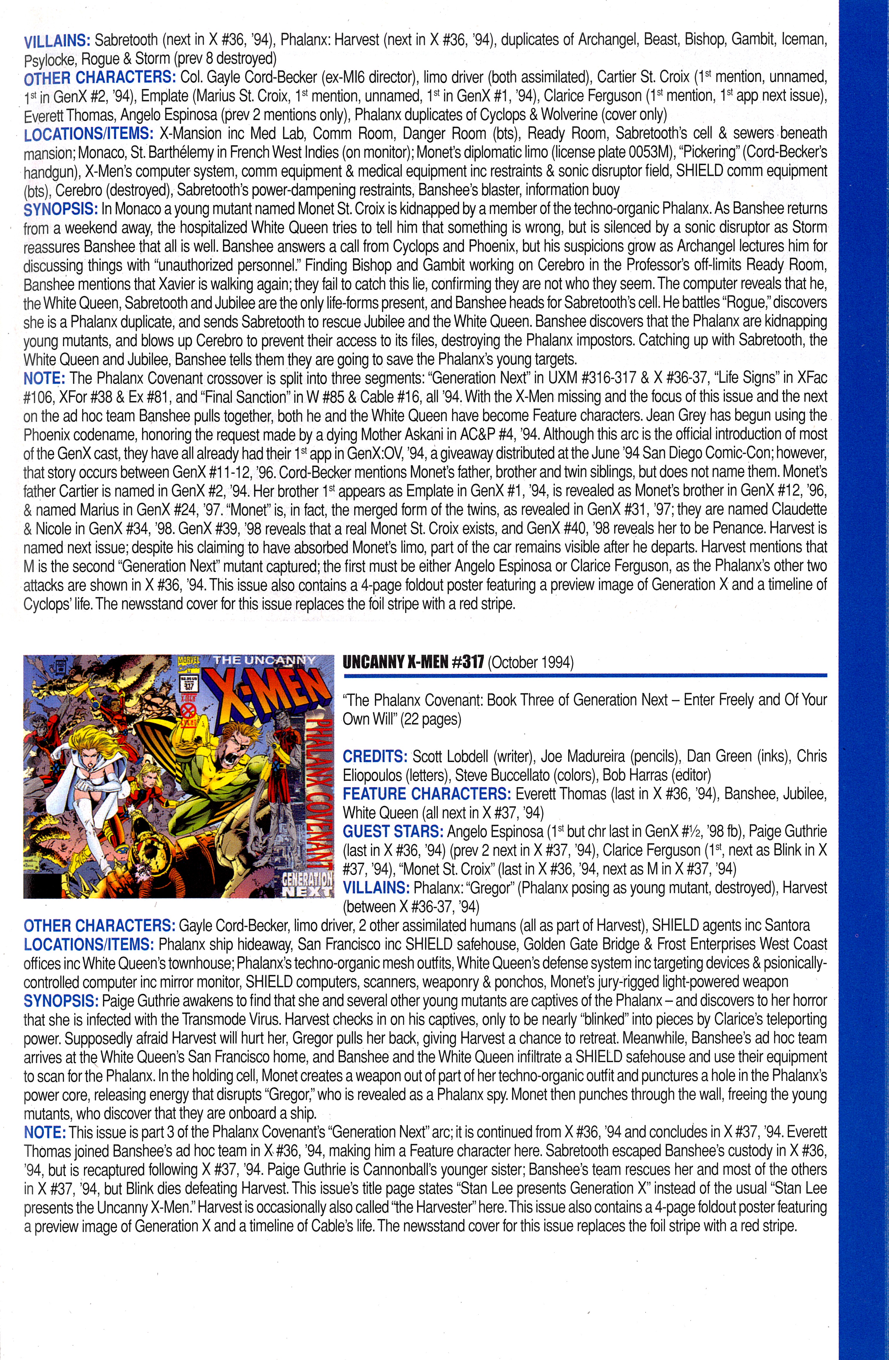 Read online Official Index to the Marvel Universe comic -  Issue #8 - 53