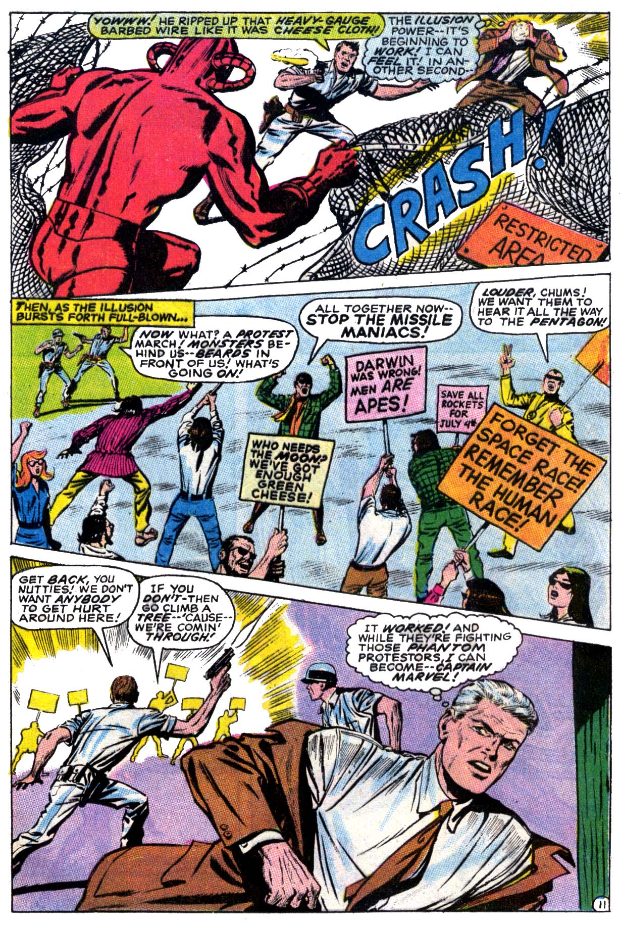 Read online Captain Marvel (1968) comic -  Issue #12 - 12
