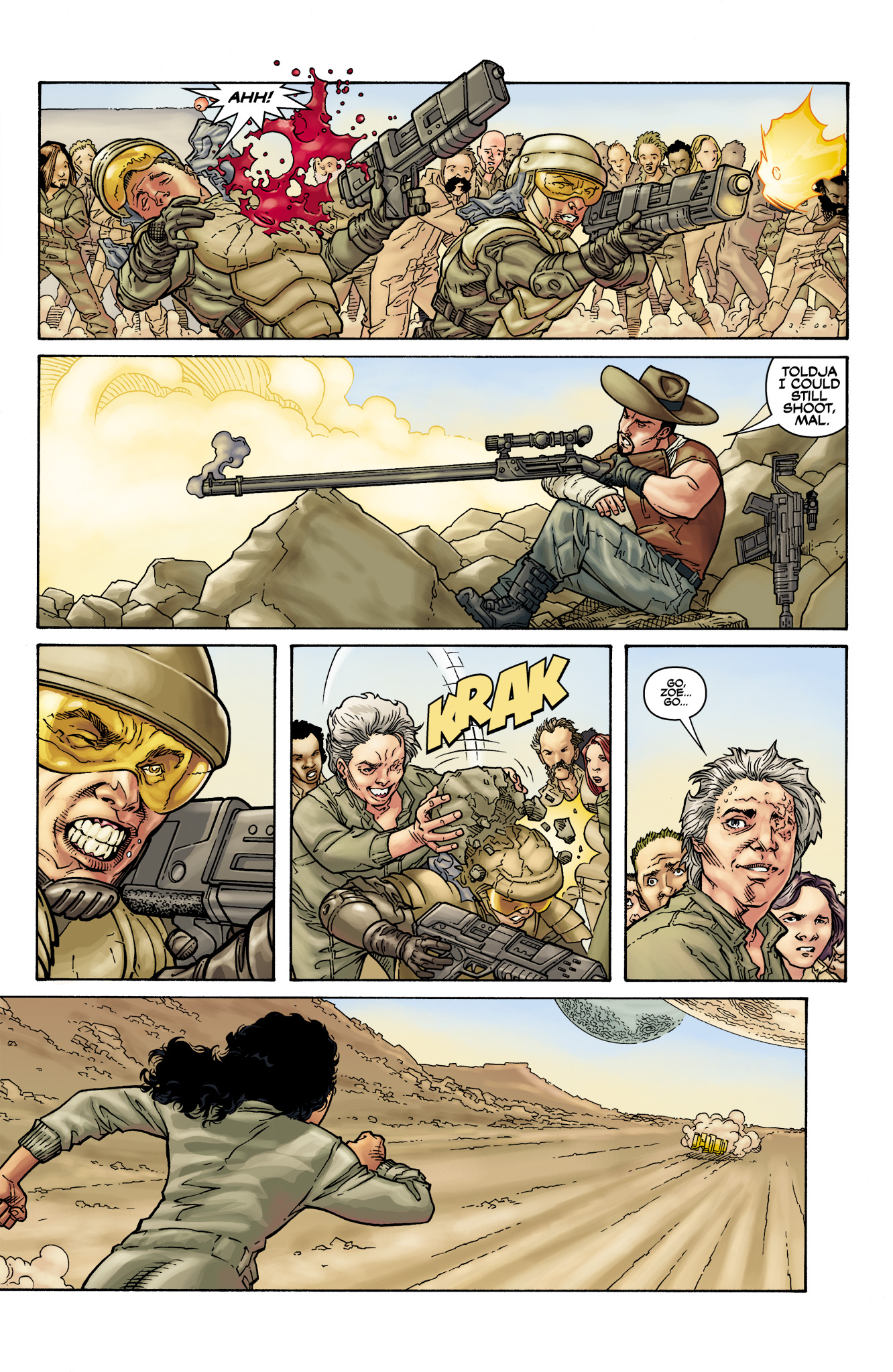 Read online Serenity: Firefly Class 03-K64  Leaves on the Wind comic -  Issue #6 - 13