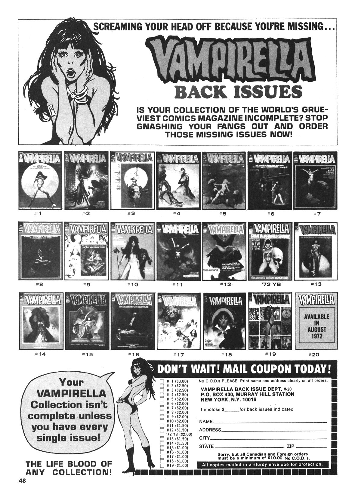 Read online Vampirella (1969) comic -  Issue #20 - 48