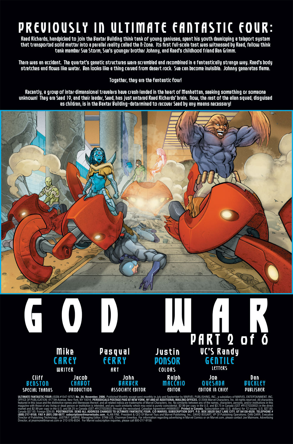 Read online Ultimate Fantastic Four (2004) comic -  Issue #34 - 2