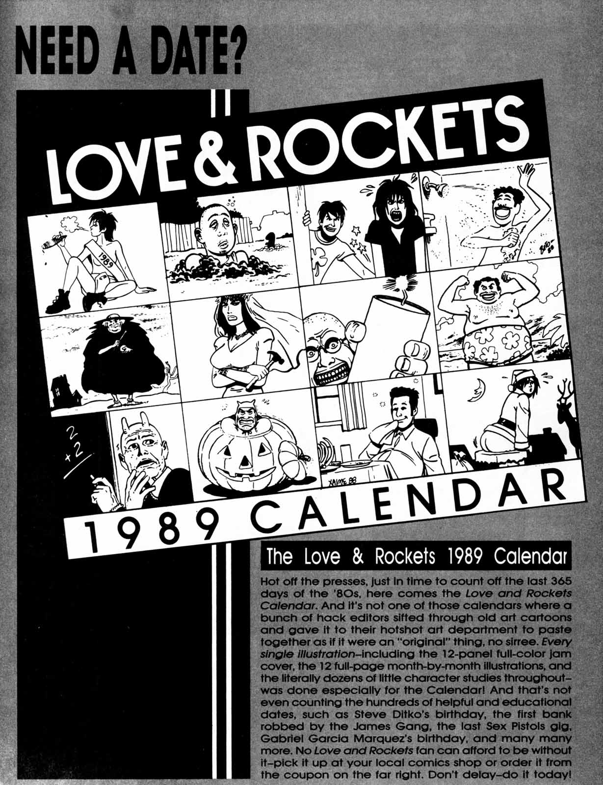 Read online Love and Rockets (1982) comic -  Issue #28 - 34