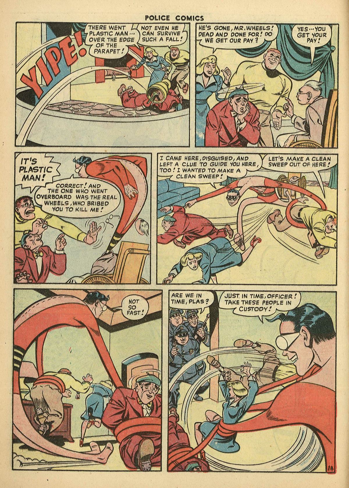 Read online Police Comics comic -  Issue #82 - 16