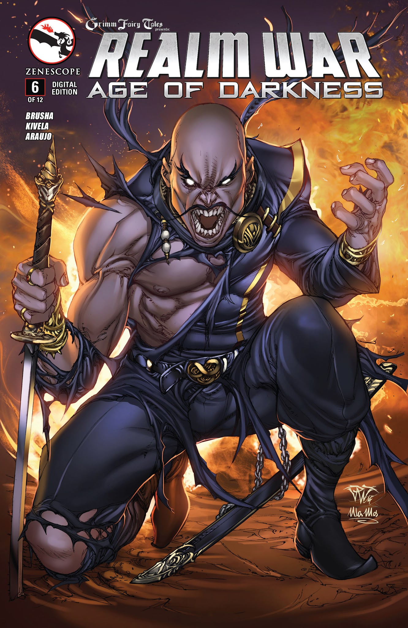 Read online Grimm Fairy Tales presents Realm War Age of Darkness comic -  Issue #6 - 1