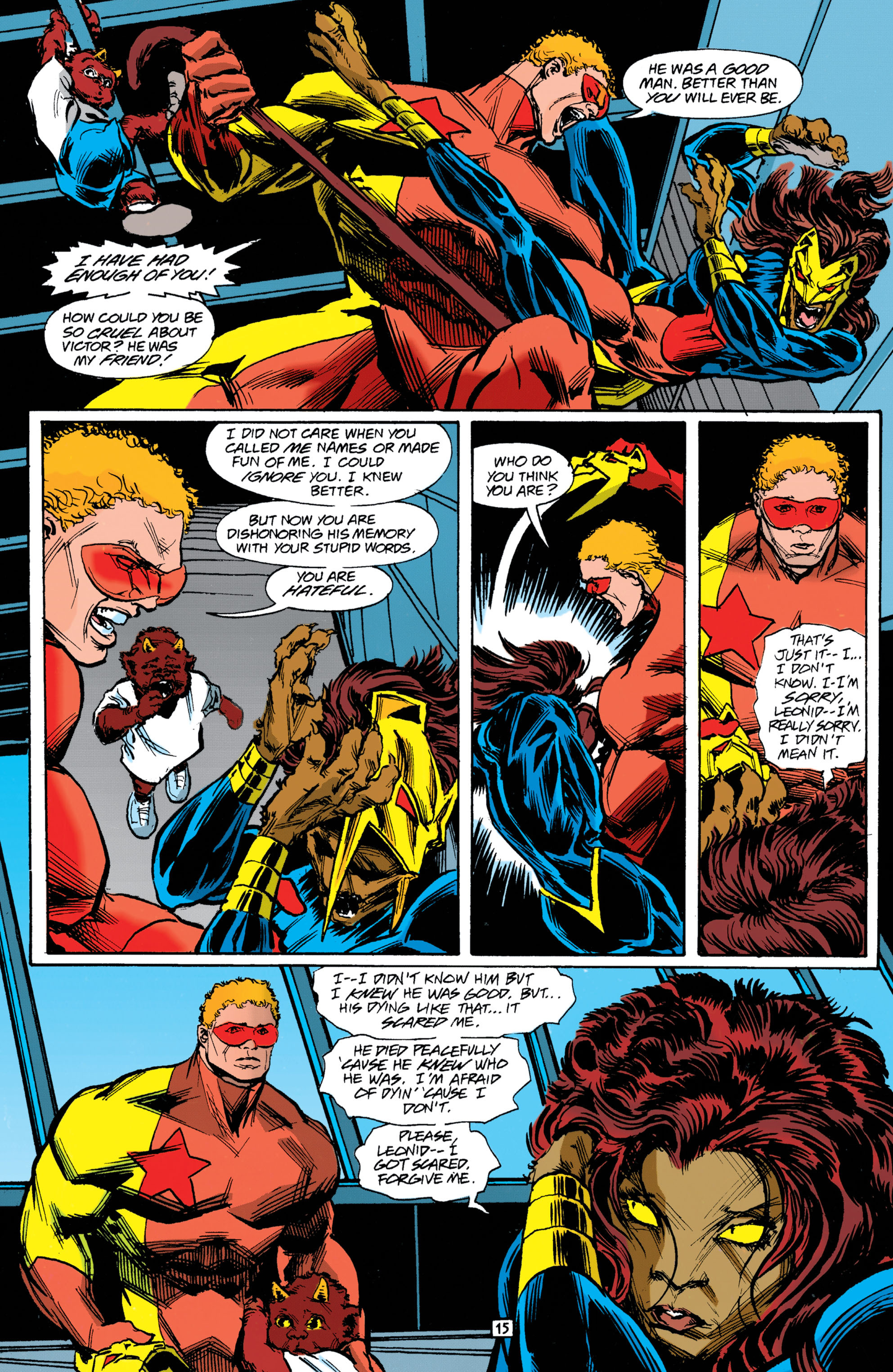 Read online The New Titans (1988) comic -  Issue #108 - 16