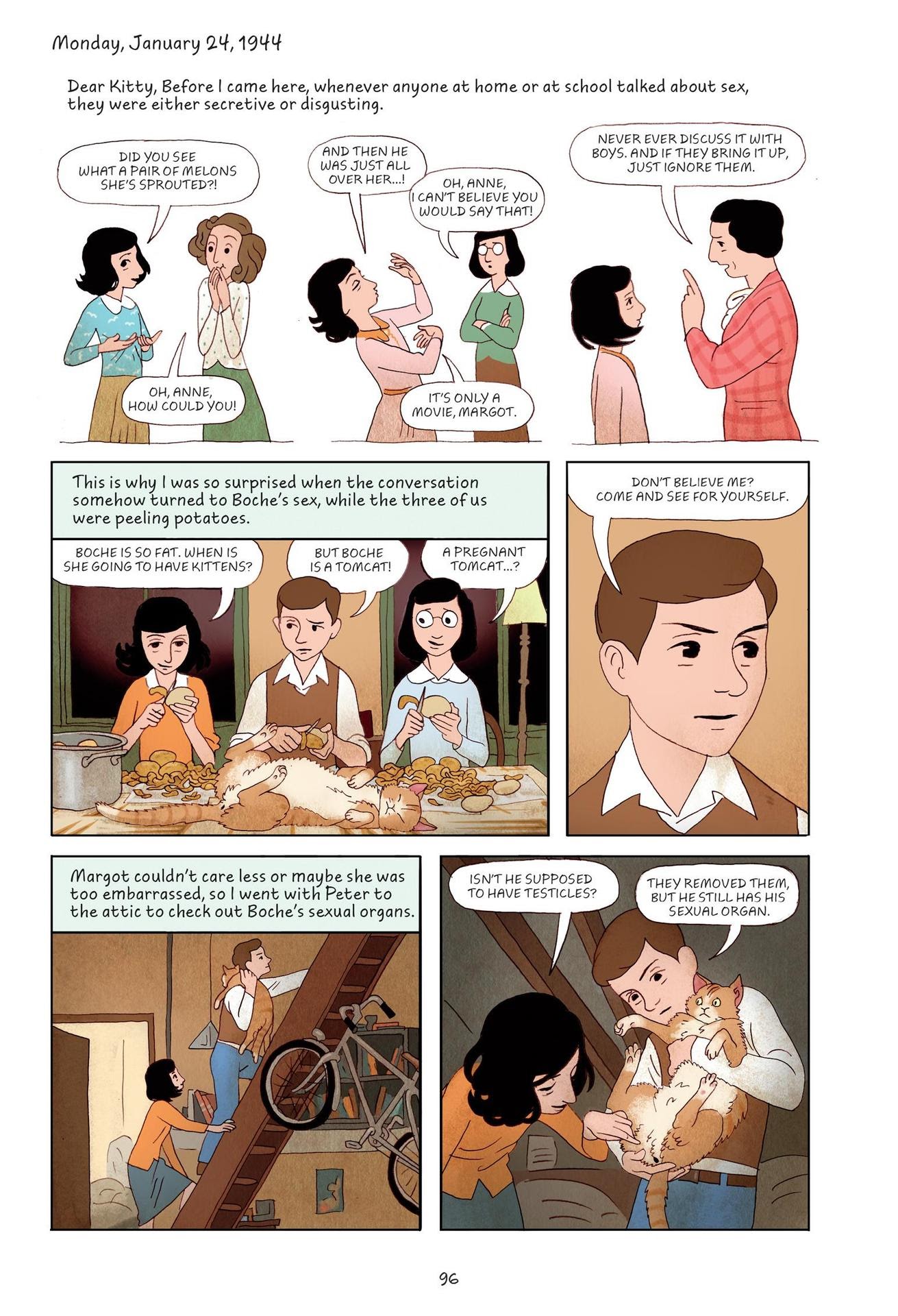 Read online Anne Frank’s Diary: The Graphic Adaptation comic -  Issue # TPB - 96