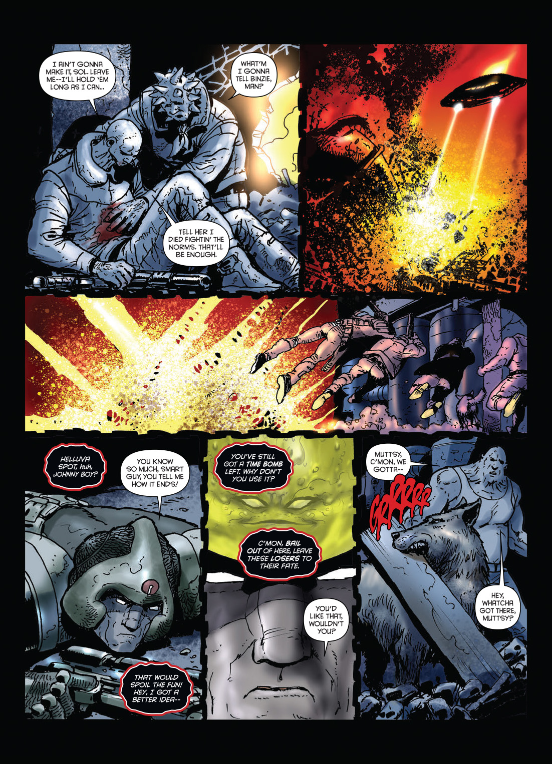Read online Strontium Dog: The Life and Death of Johnny Alpha: Dogs of War comic -  Issue # TPB - 39