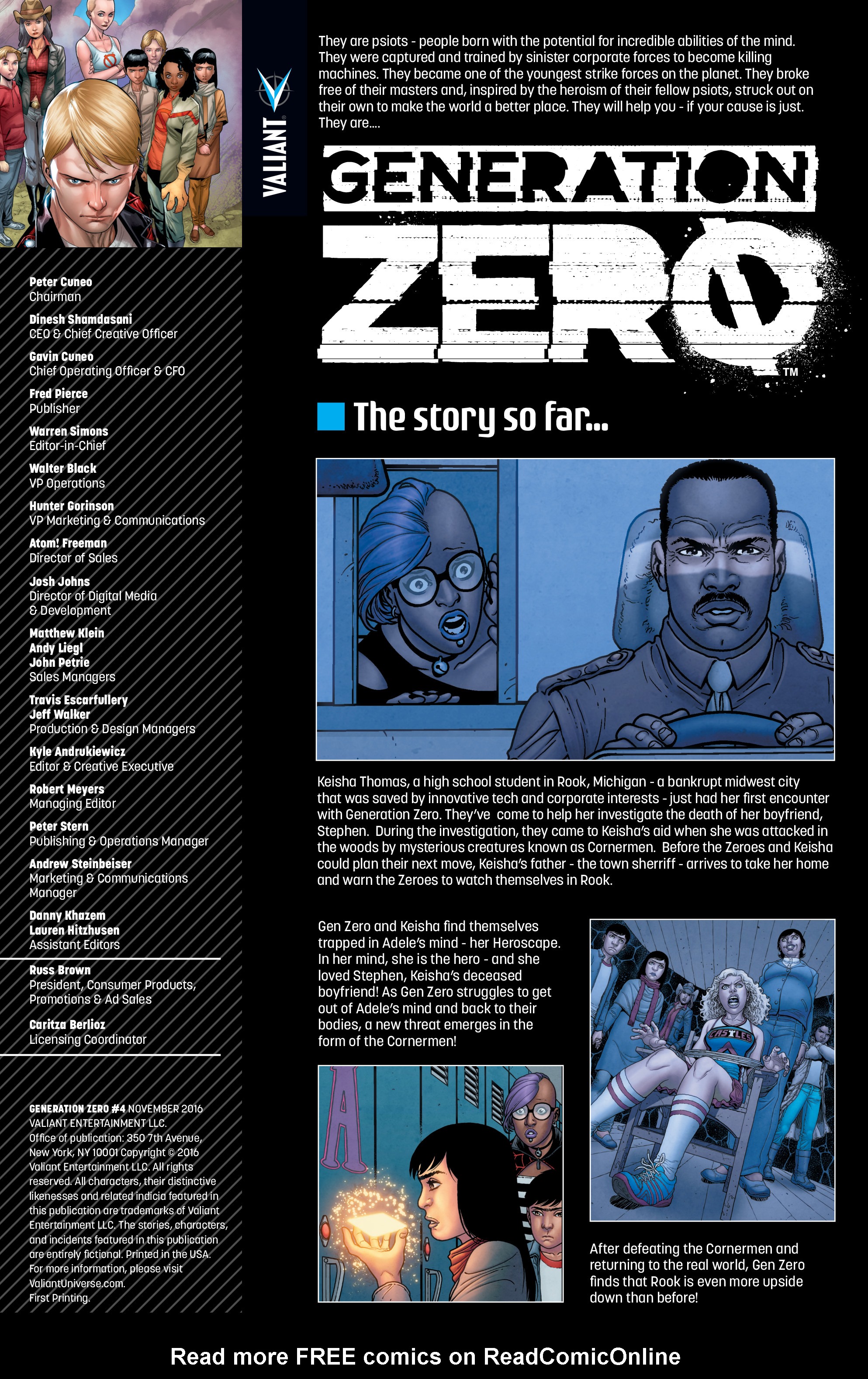 Read online Generation Zero comic -  Issue #4 - 2