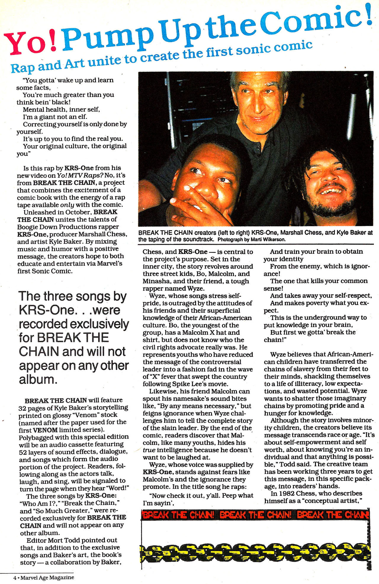 Read online Marvel Age comic -  Issue #130 - 6