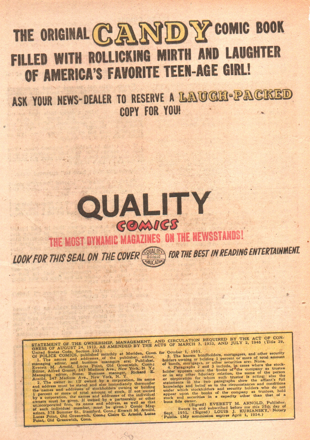 Read online Police Comics comic -  Issue #113 - 28