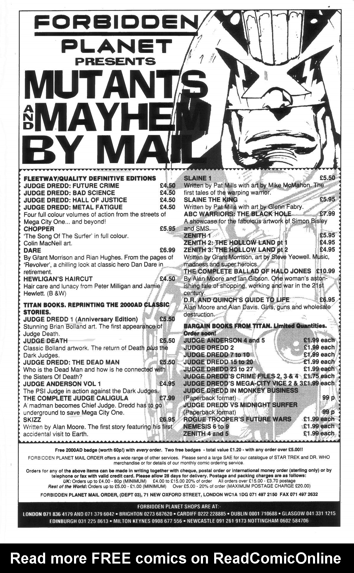 Read online Judge Dredd: The Megazine (vol. 2) comic -  Issue #4 - 42