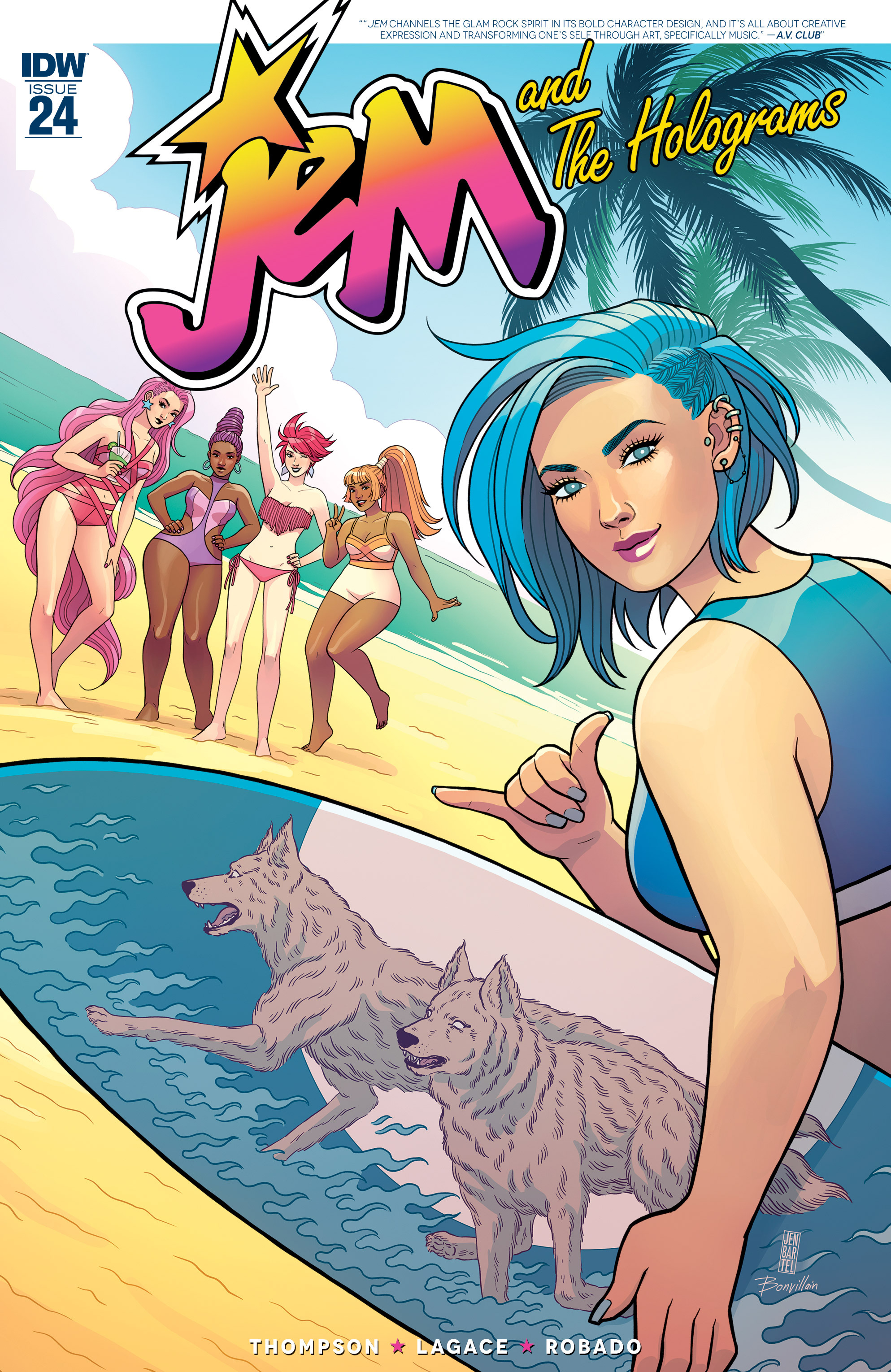 Read online Jem and The Holograms comic -  Issue #24 - 1