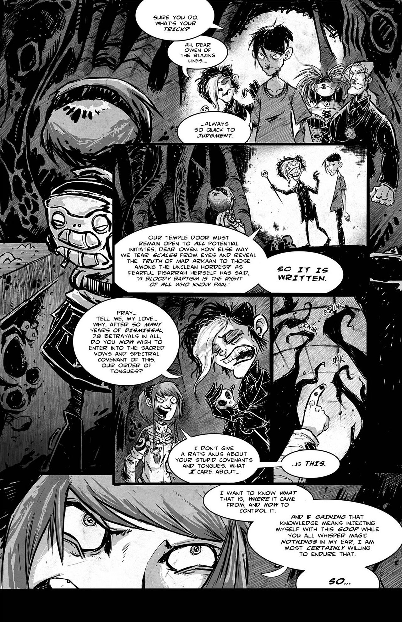 Read online Eldritch! comic -  Issue #5 - 7